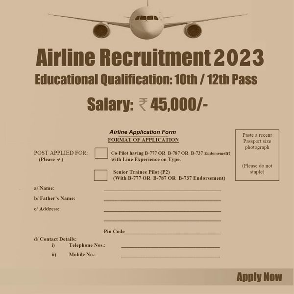 Highest Paying Airlines Career For 12th & Graduates Facebook ad
