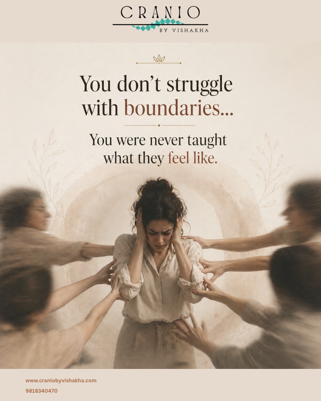 Cranio By Vishakha Facebook ad: You don’t struggle with boundaries…