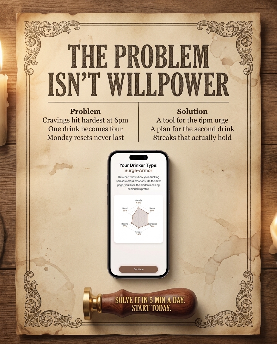 Mindful Drinking Community Facebook ad