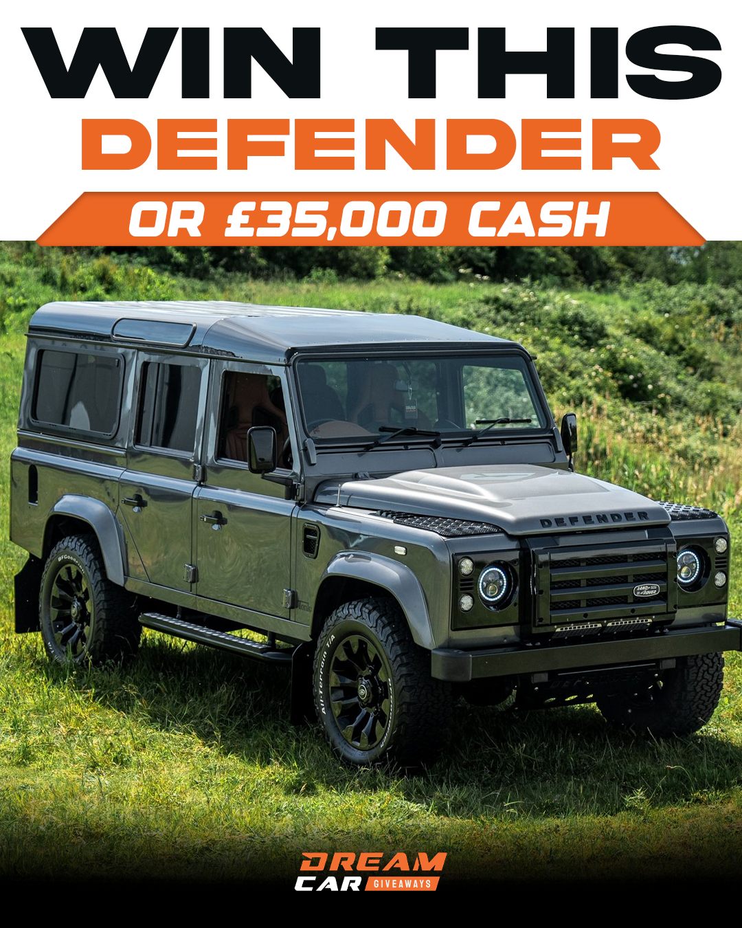 Dream Car Giveaways Facebook ad