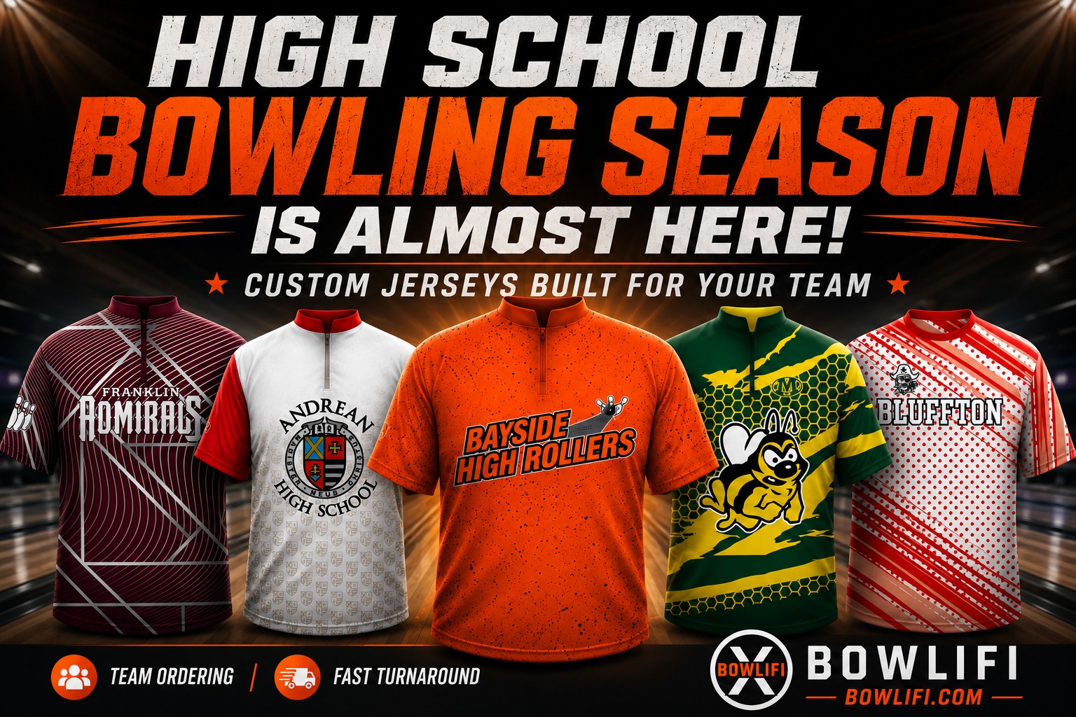 Bowlifi Bowling Apparel Facebook ad: Custom Bowling Jerseys & Apparel | Bowlifi