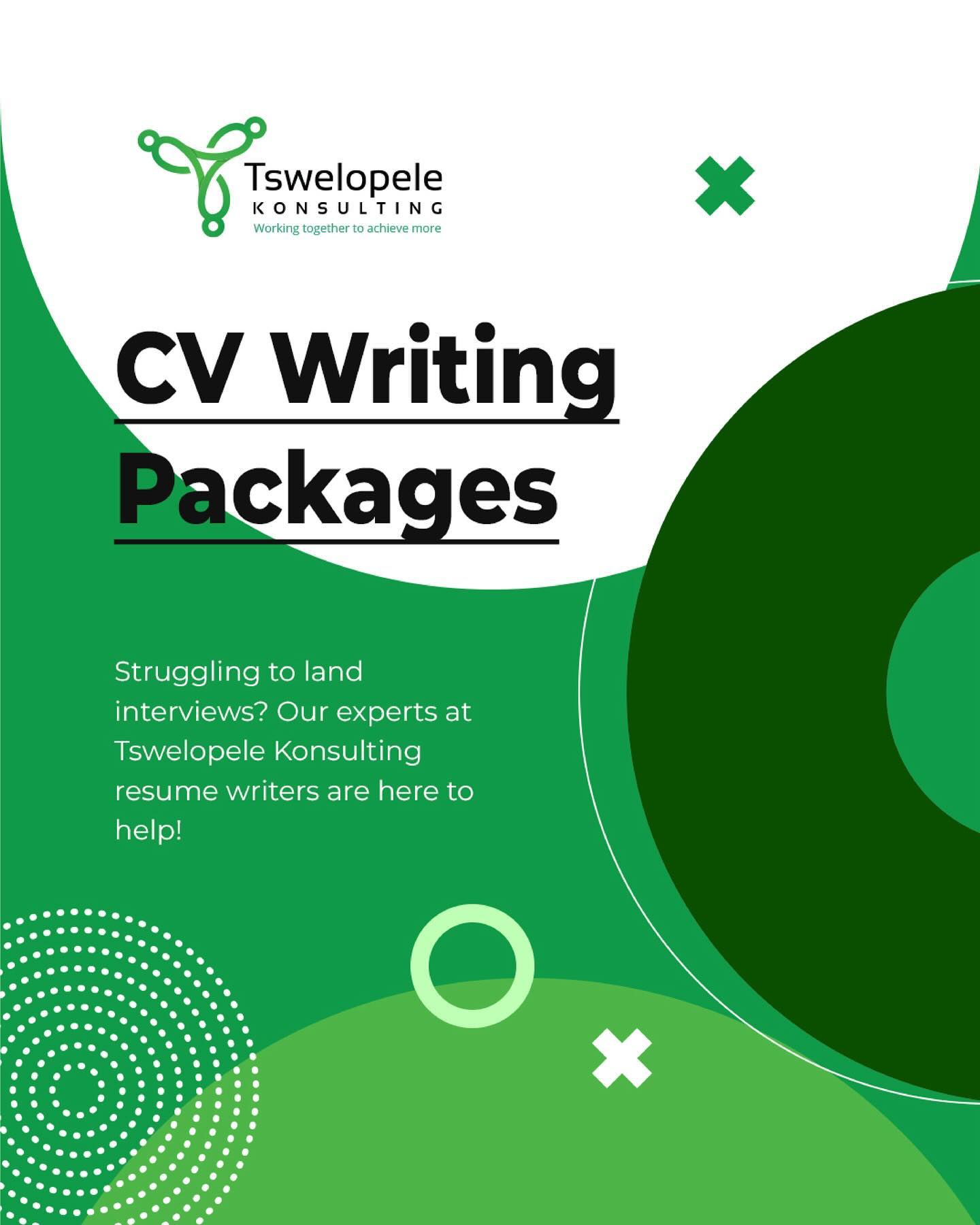 tswelopele_konsulting Facebook ad: Struggling to land interviews?