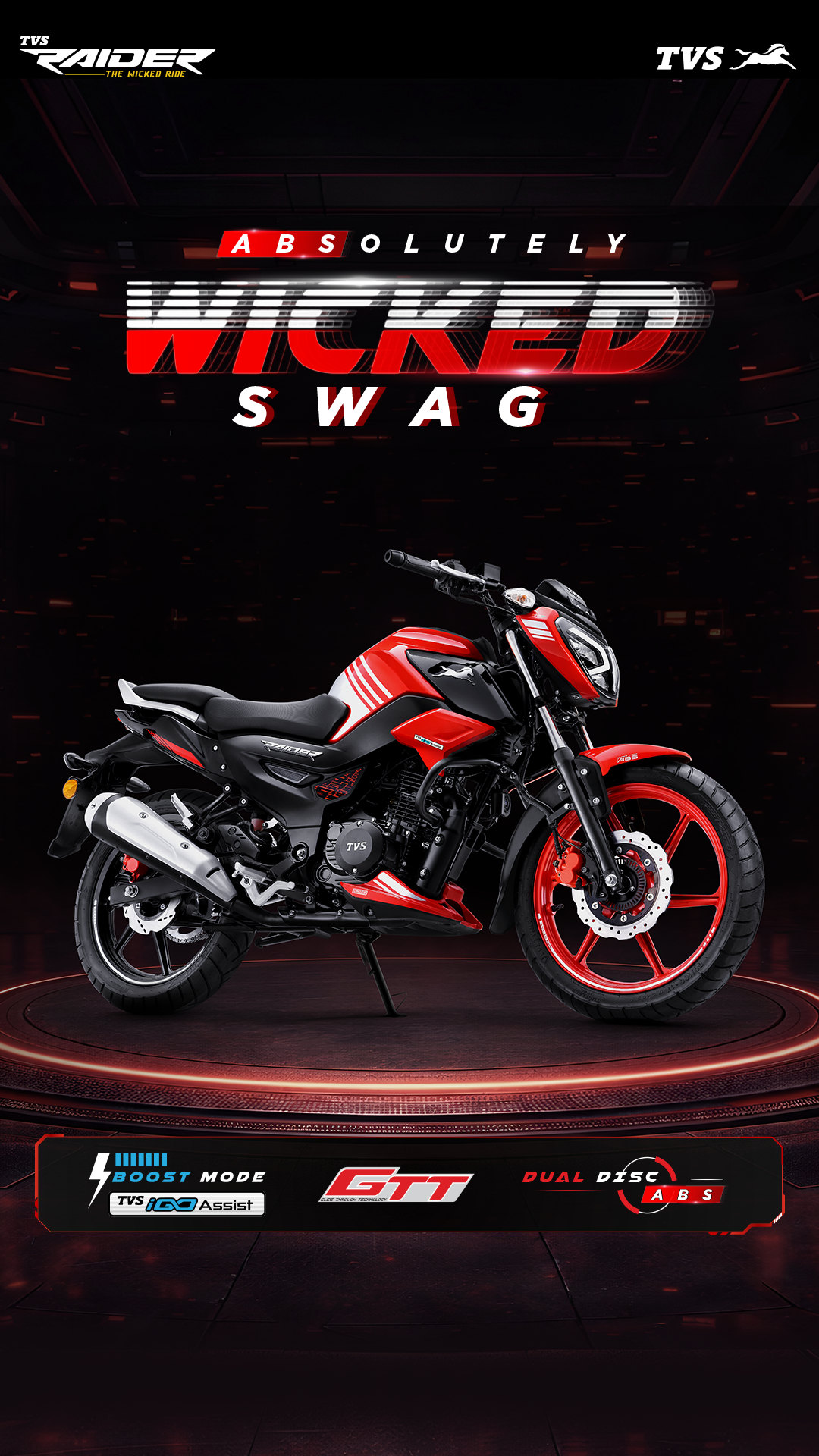 TVS Raider Facebook ad
