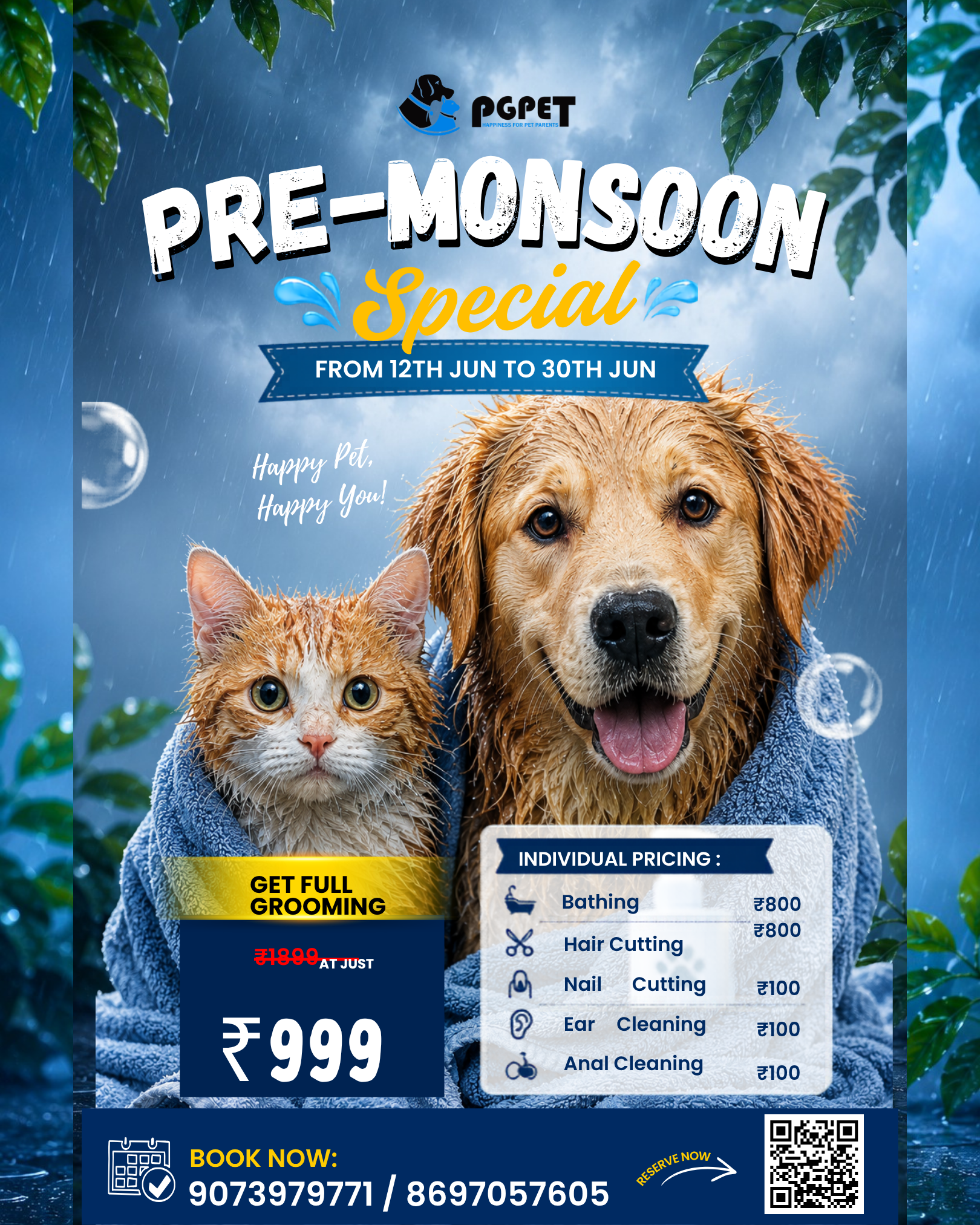 Pgpetsocial Facebook ad: PRE MONSOON SPECIAL