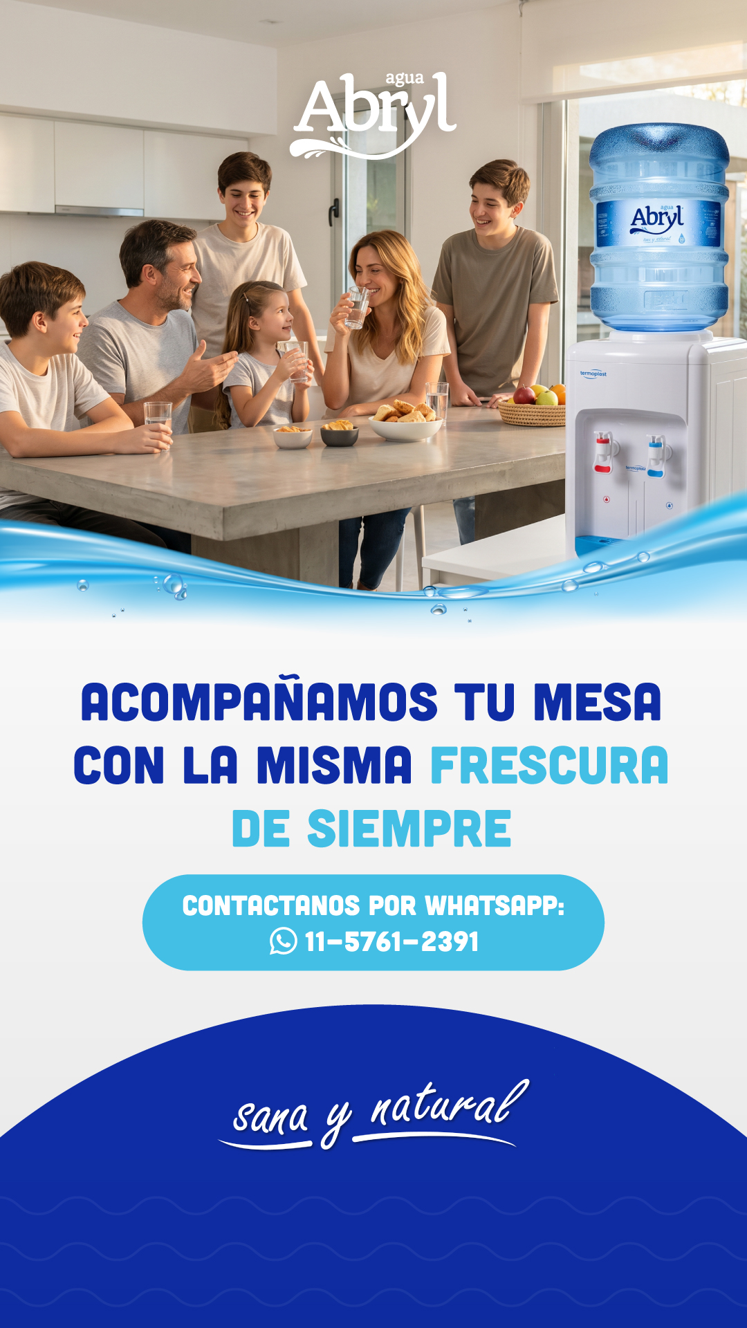 Agua Abryl Facebook ad from Jun 10, 2026