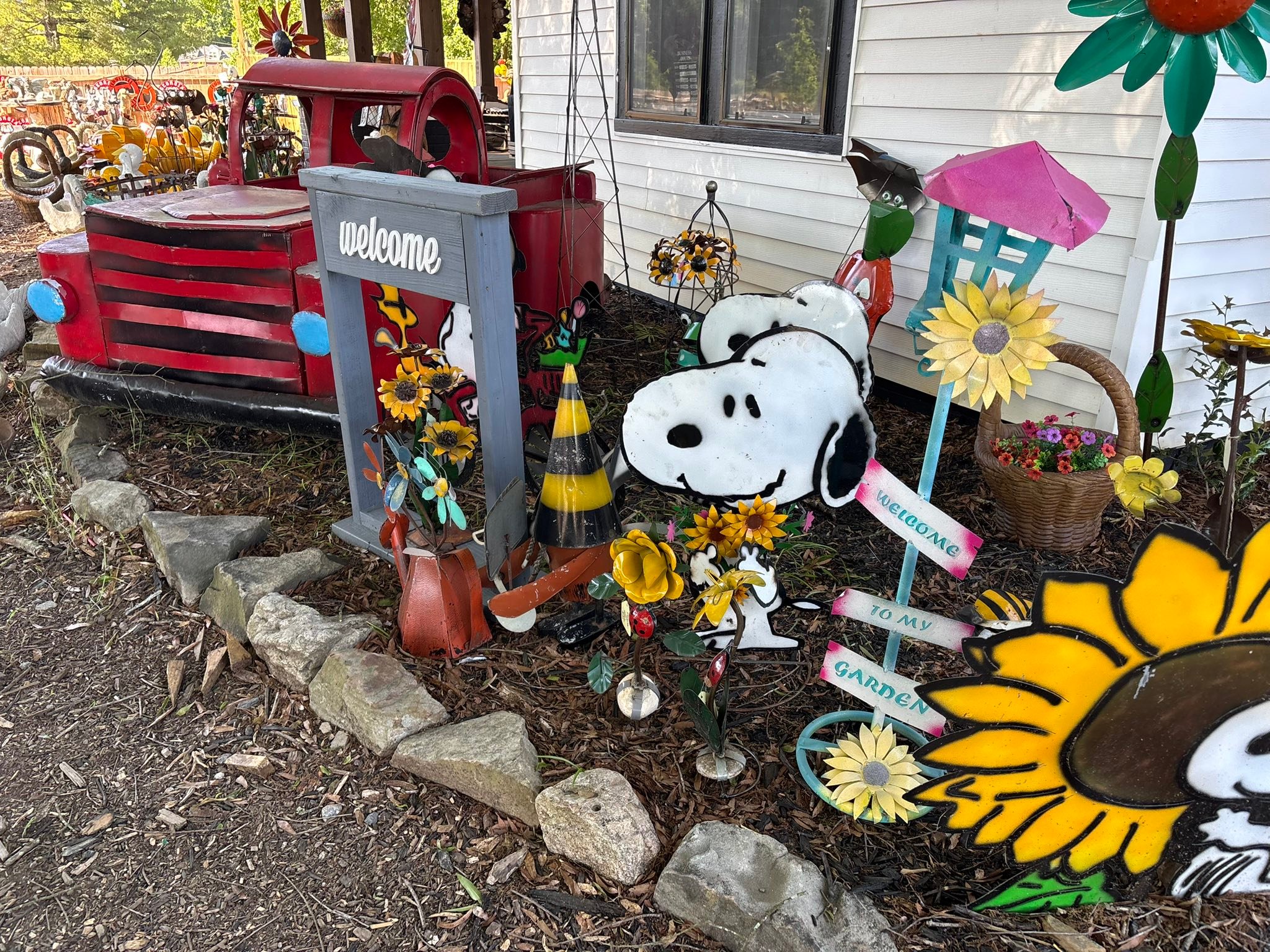 Braemor Gardens- Cumming Georgia Garden Center & Yard Decor Facebook ad: We WILL be open Mother’s Day weekend with…