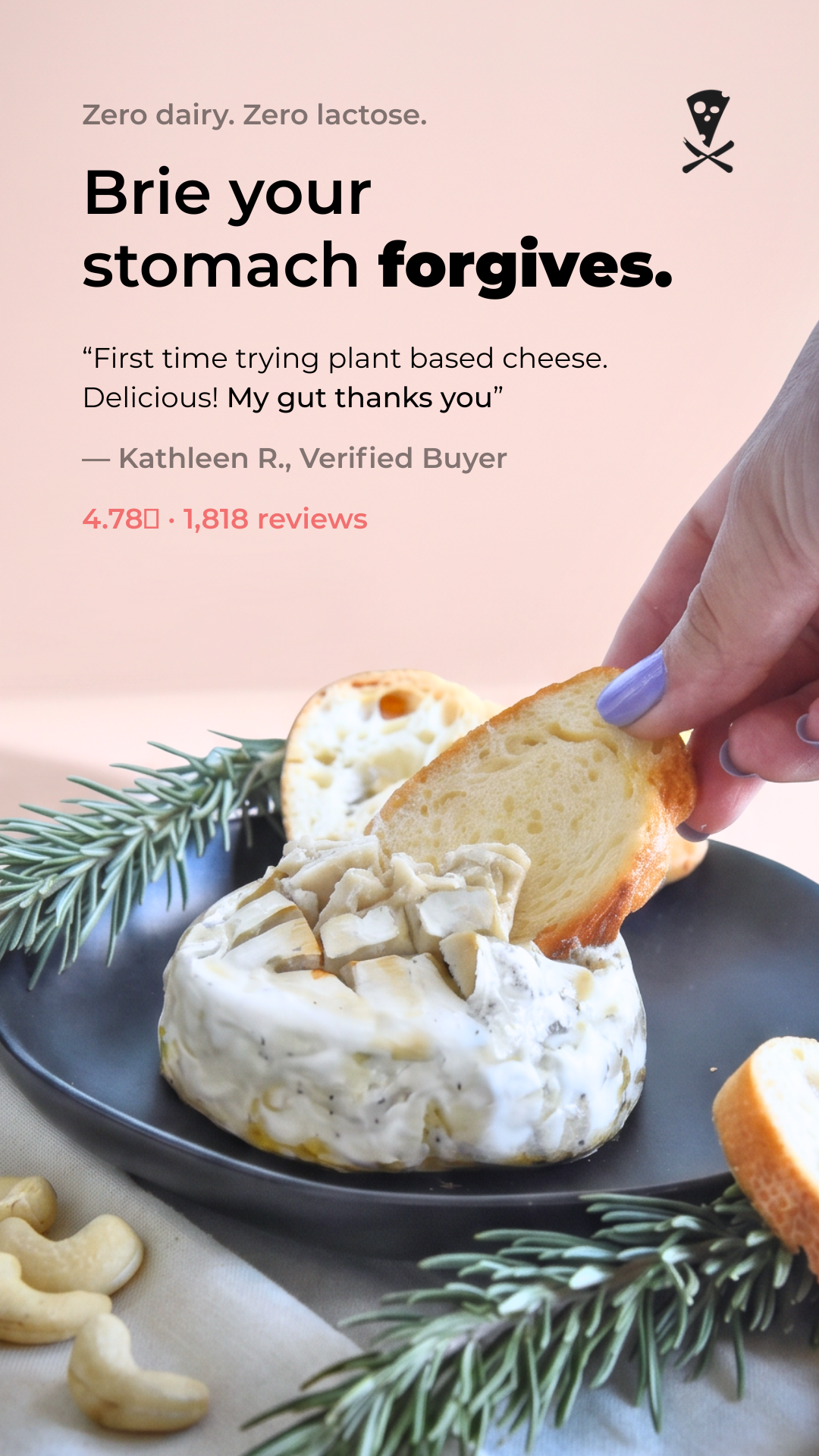Rebel Cheese Facebook ad