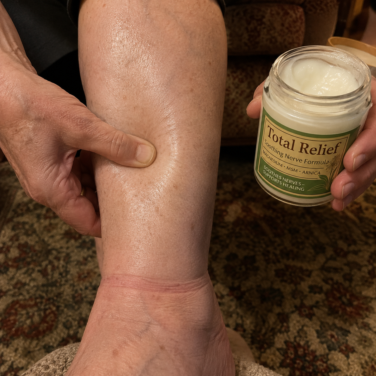 Sarah Mitchell Facebook ad: 6 Years of Swollen Legs gone in2 weeks