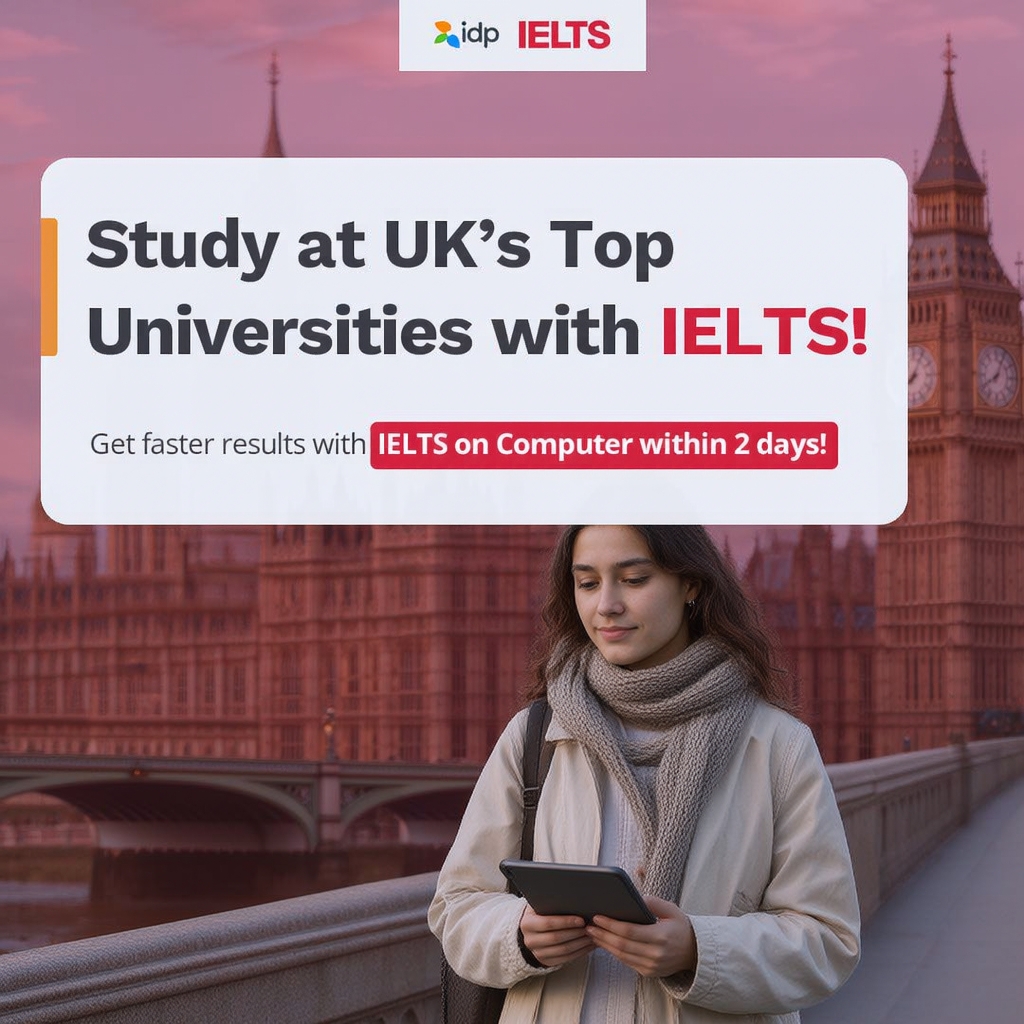 IELTS Essentials from IDP Facebook ad