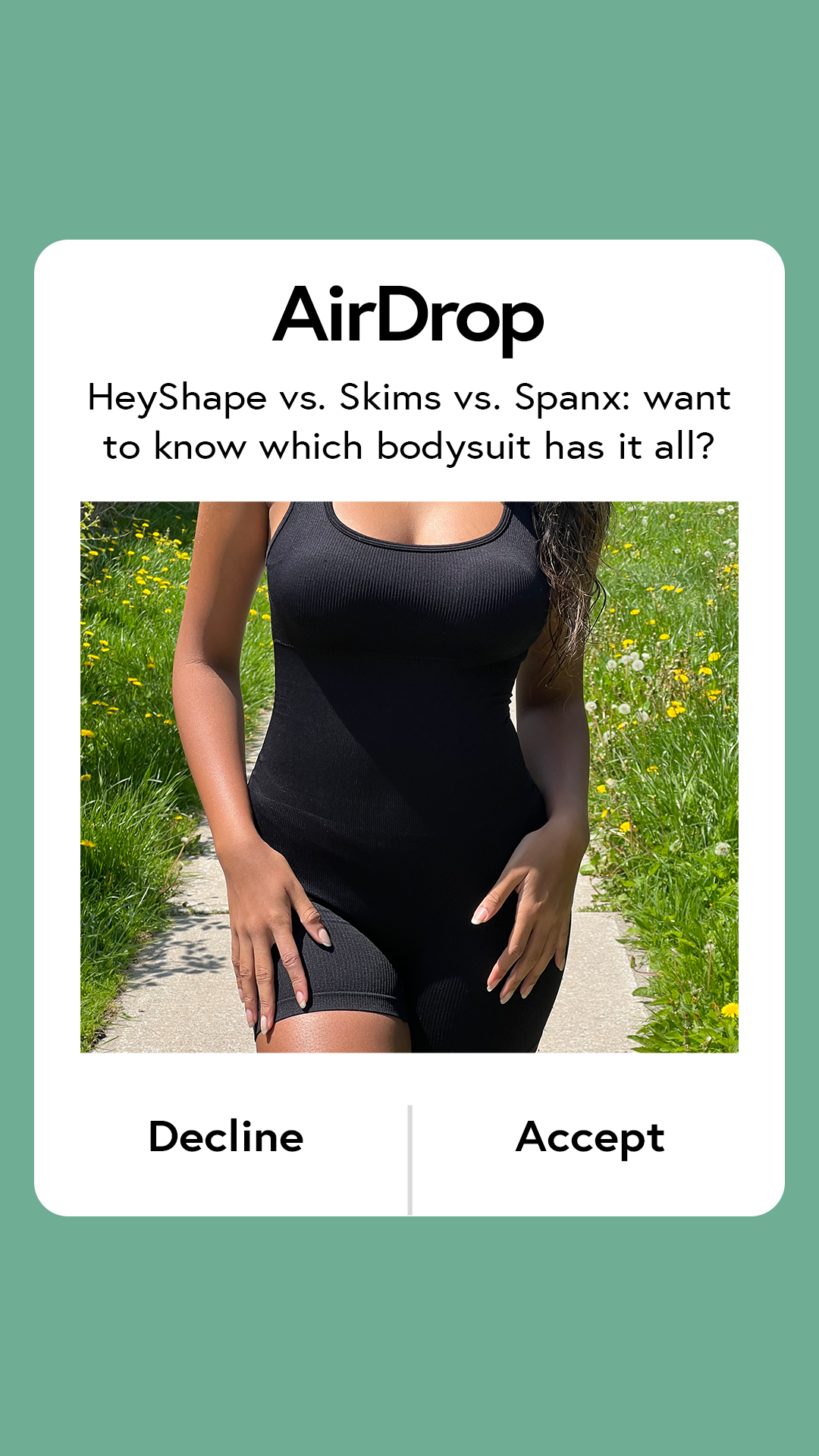 The Glow Up Facebook ad