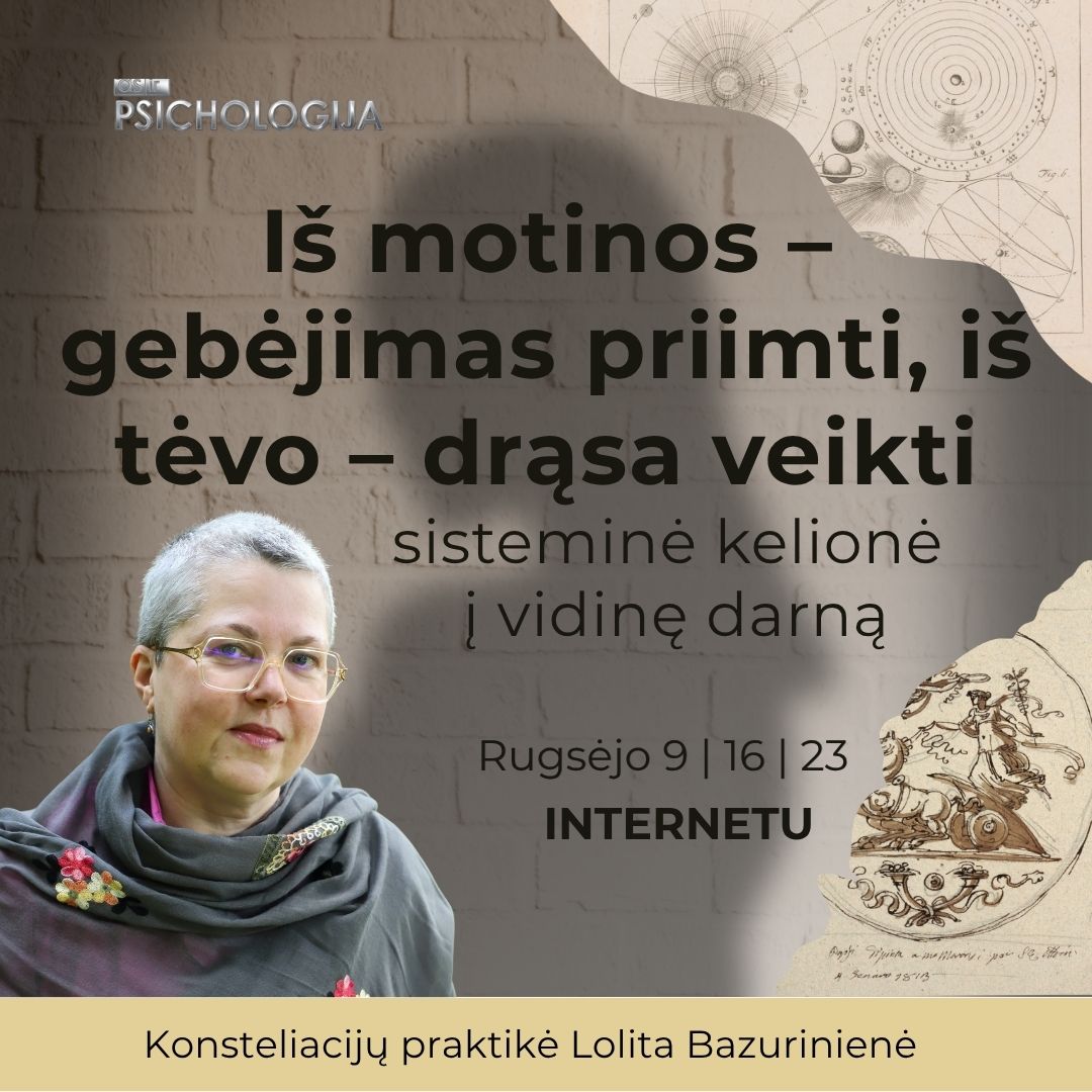 Aš ir psichologija Facebook ad: 3 vakariniai susitikimai apie vidinius archetipus ir…