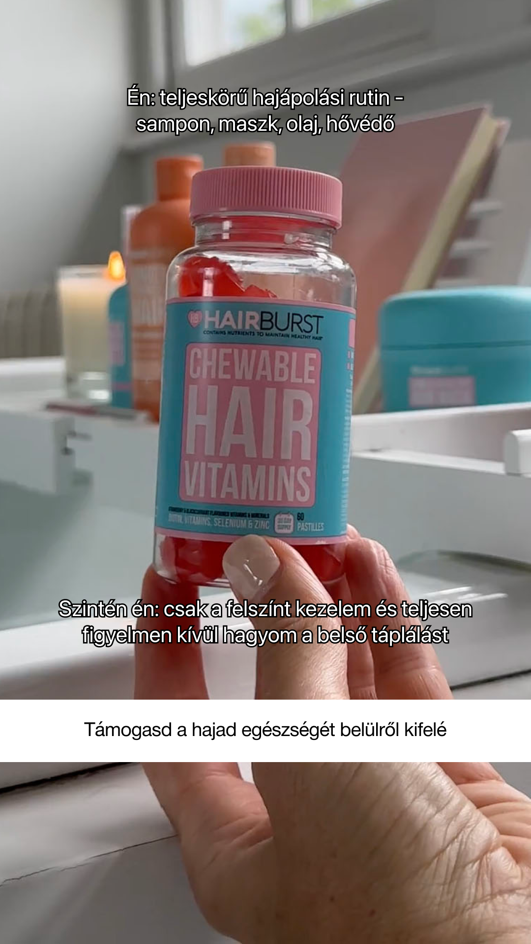 Hairburst Hungary Facebook ad