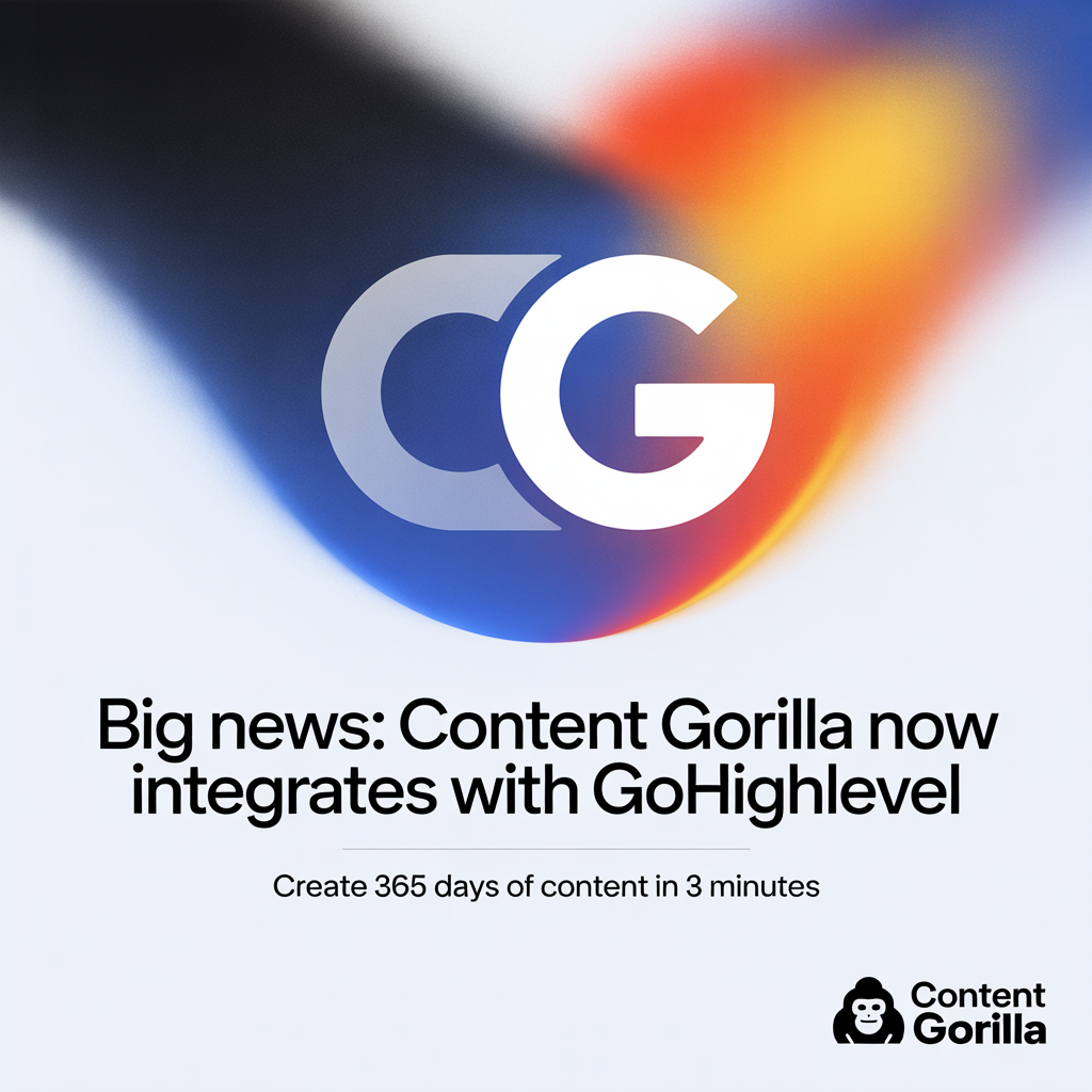 Content Gorilla Facebook ad