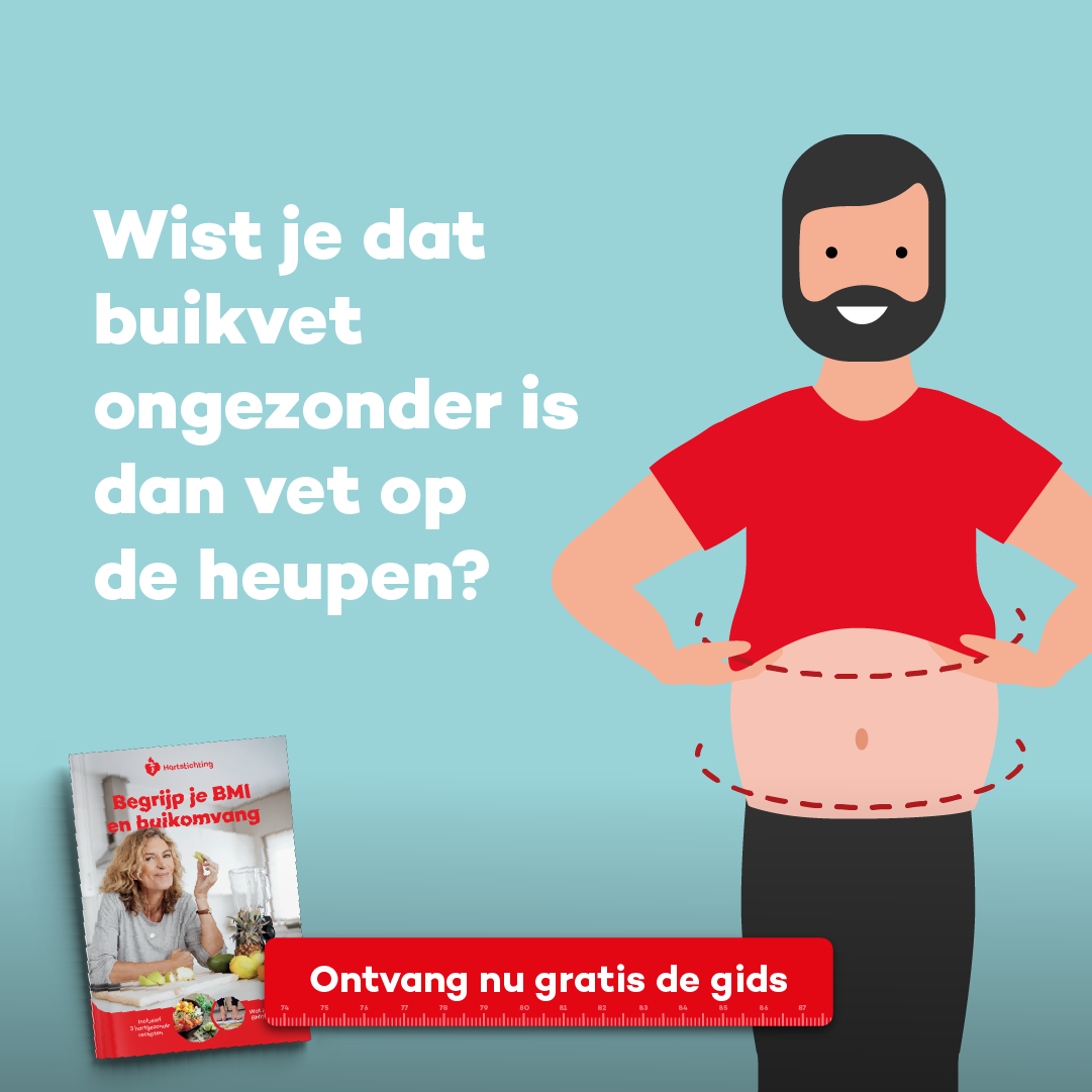 Hartstichting Facebook ad: Vraag de gratis gids aan