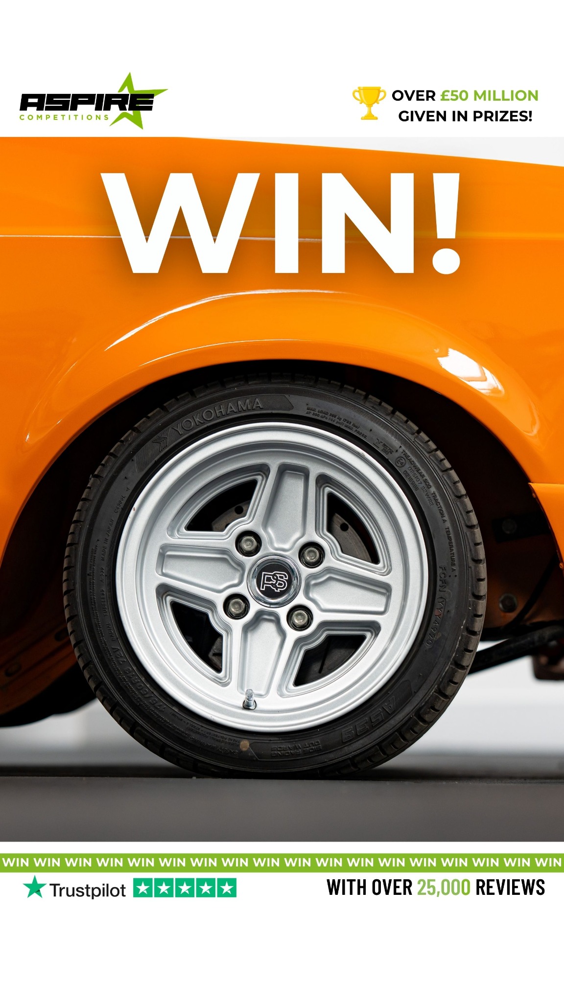Aspire Competitions Ltd Facebook ad