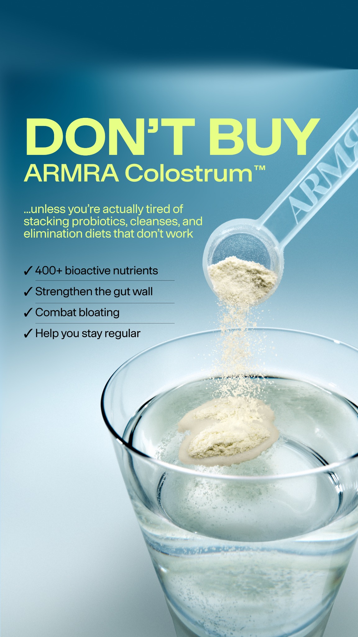 ARMRA Facebook ad