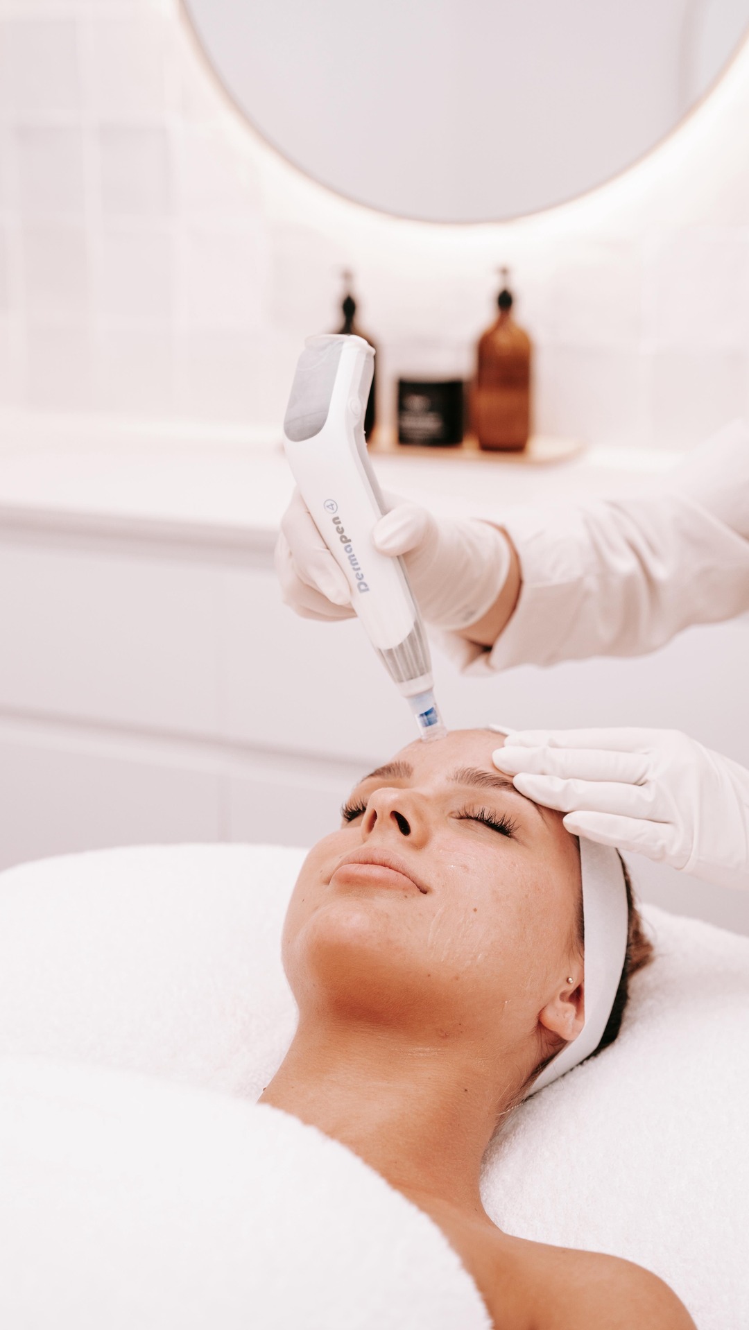 LoveBeauty Skin Clinic Facebook ad: Professional microneedling works by activating the skin’s…