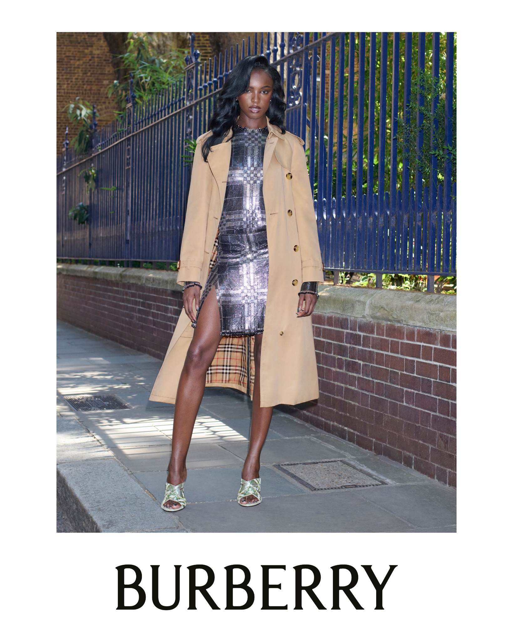 Burberry Facebook ad: Signature outerwear, individual style