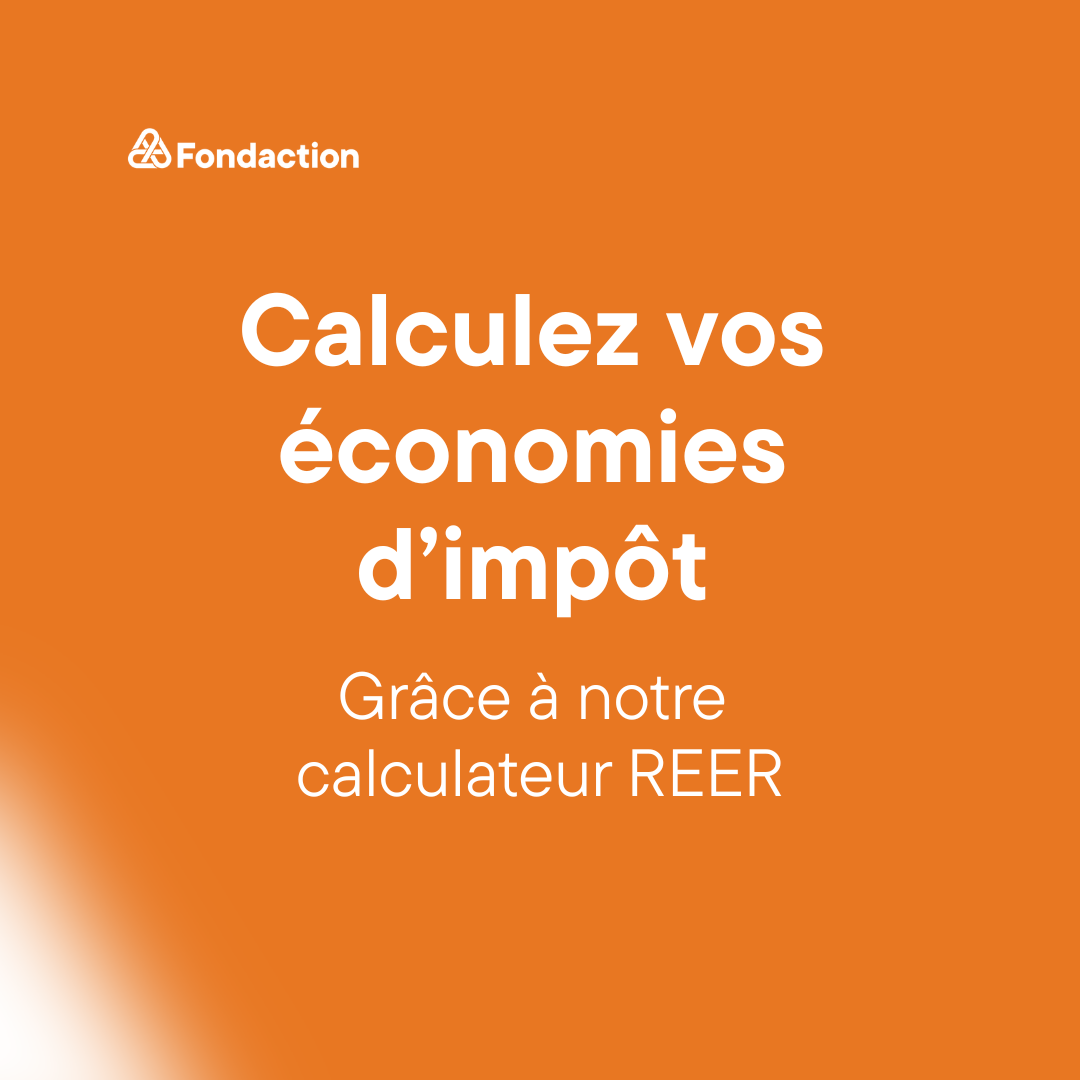 Fondaction Facebook ad: Chez Fondaction, les 30 % de crédits d’impôt*…