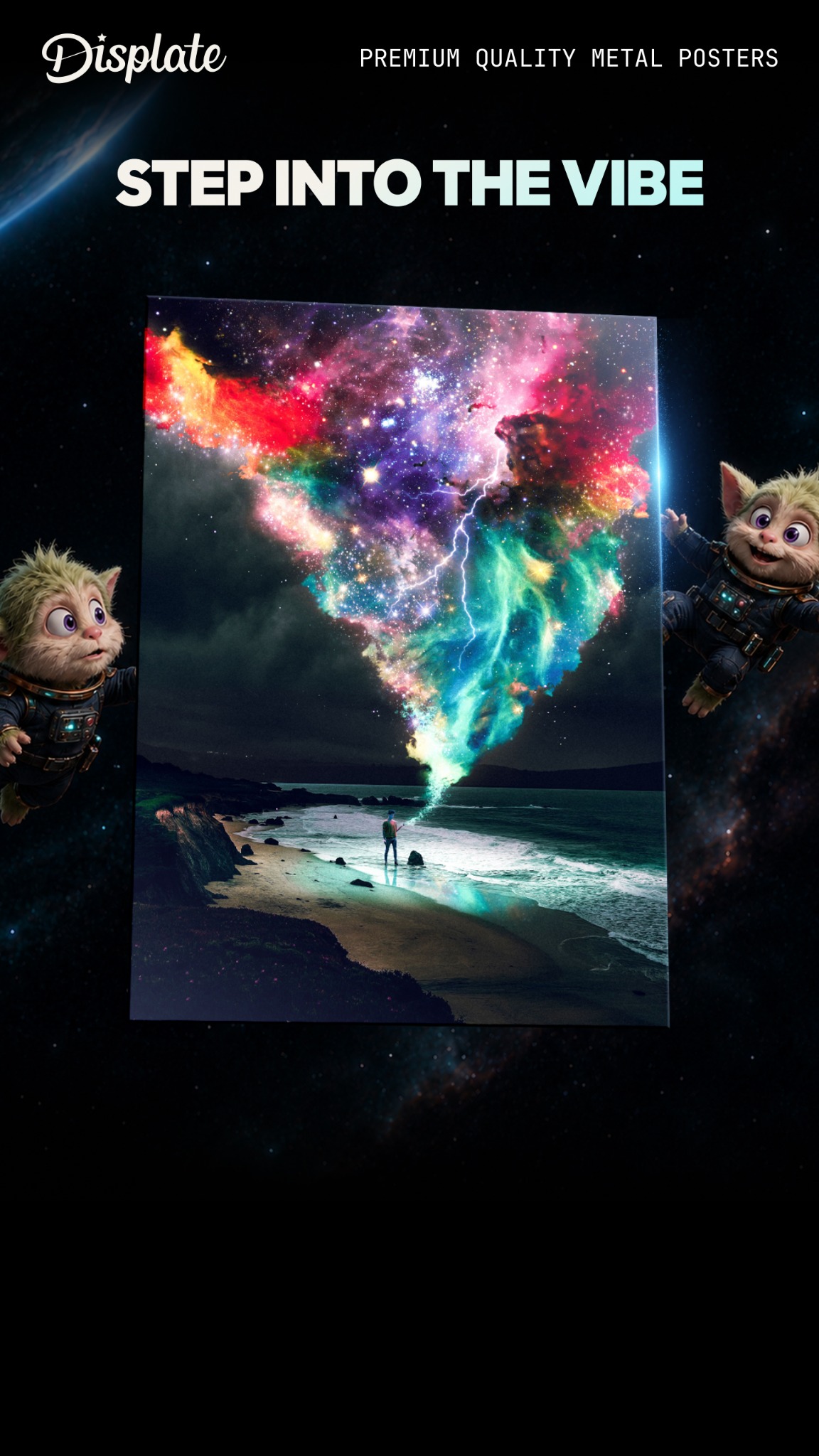 Displate Facebook ad