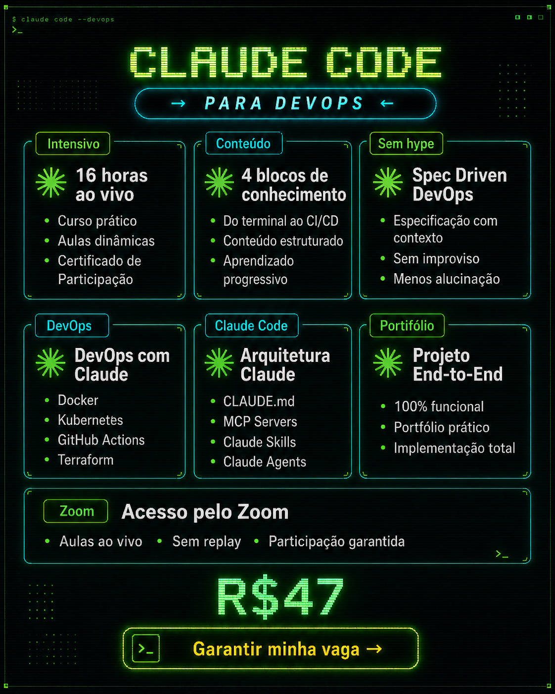 Fabrício Veronez Facebook ad: Claude Code para DevOps