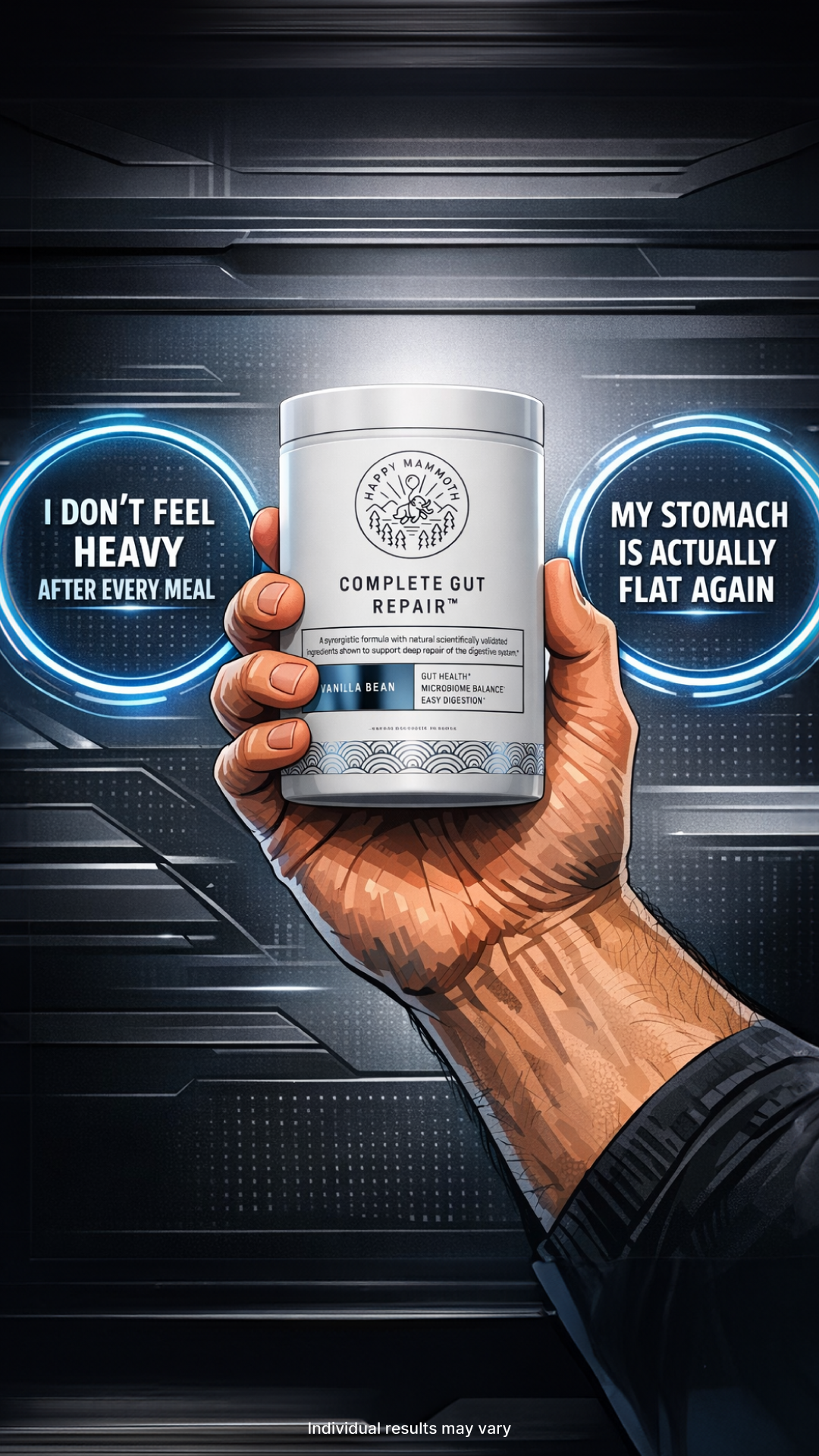 Happy Mammoth EU Facebook ad