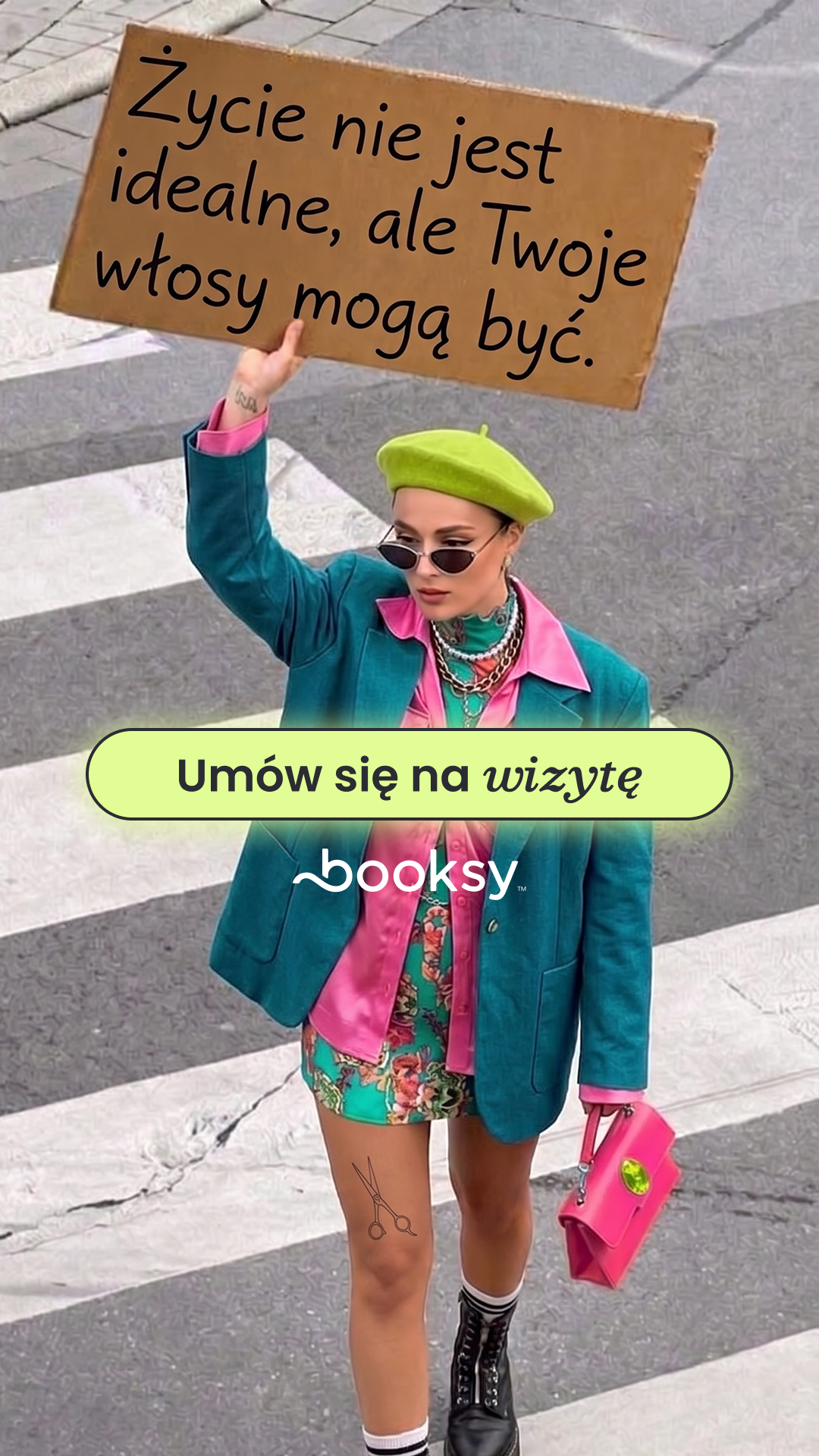 Booksy Facebook ad