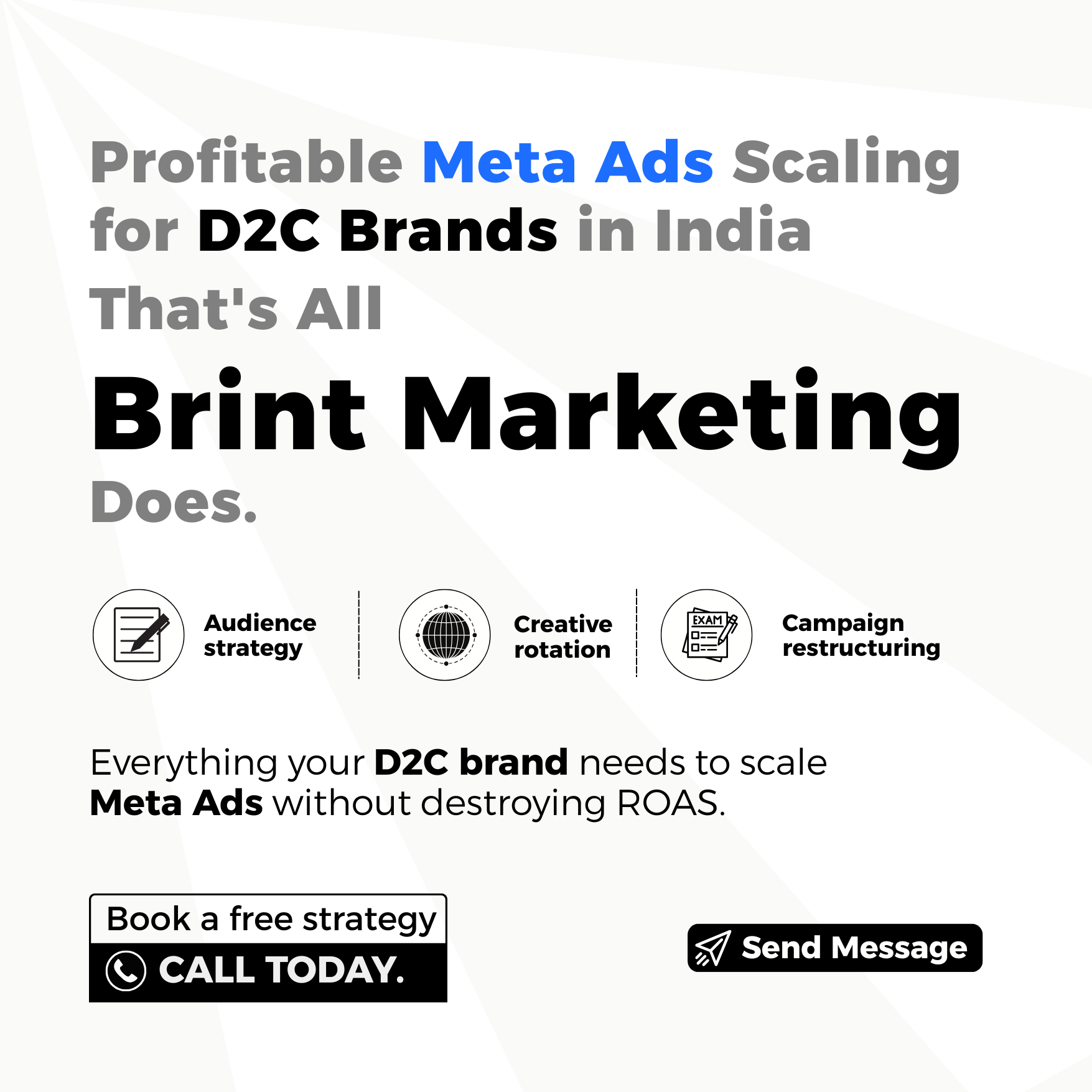 Brint Marketing Solutions Facebook ad: Built a great brand?