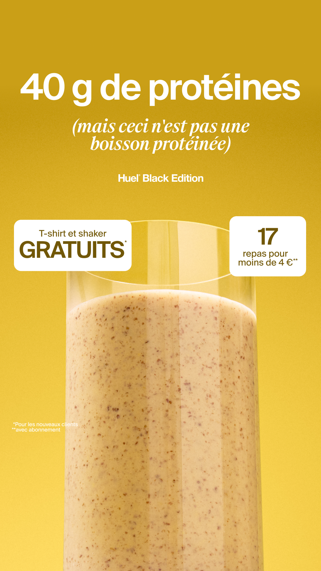 Huel Facebook ad