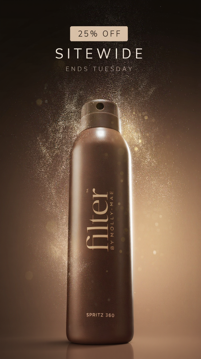 Filter by Molly Mae Facebook ad