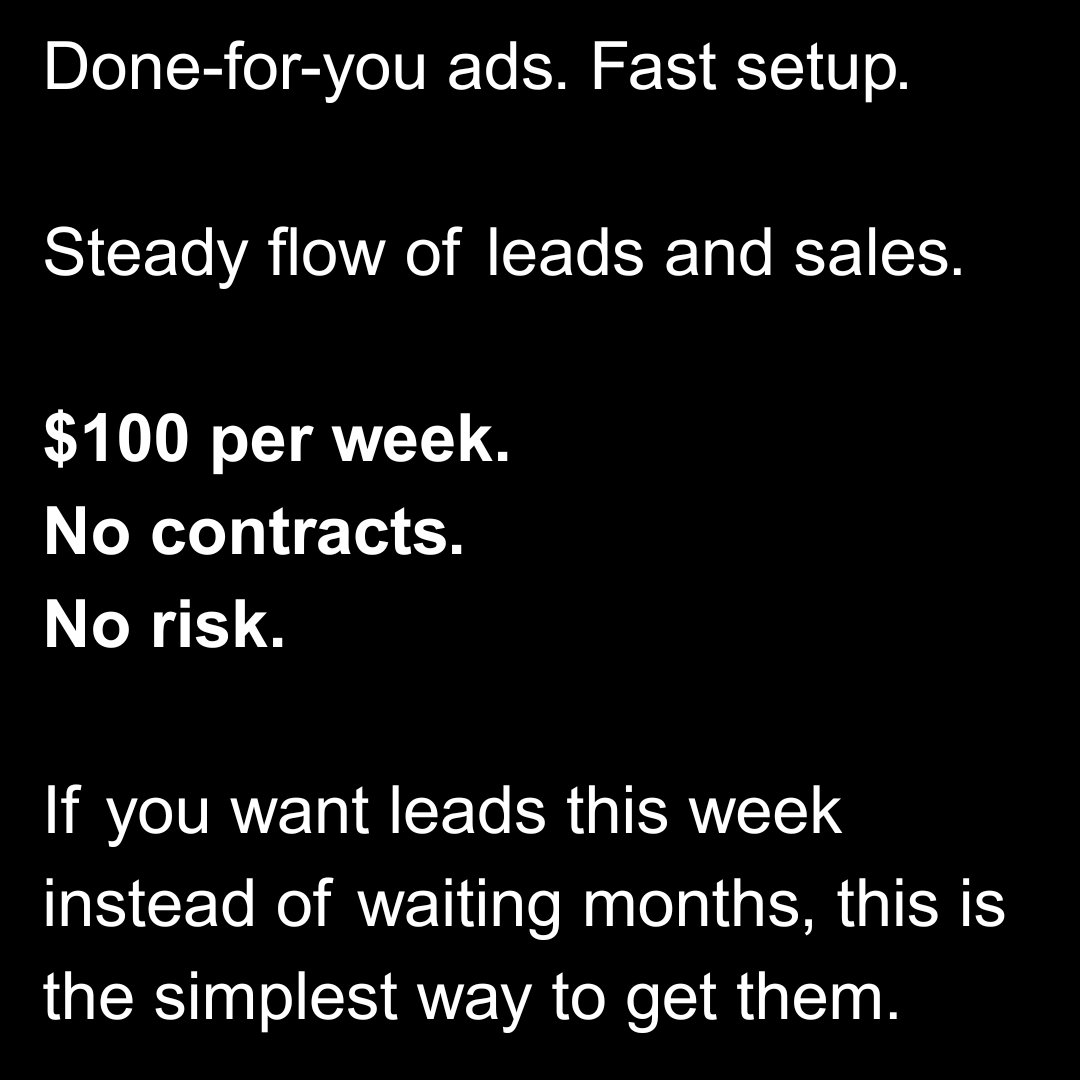 Jimi Pomponio Facebook ad
