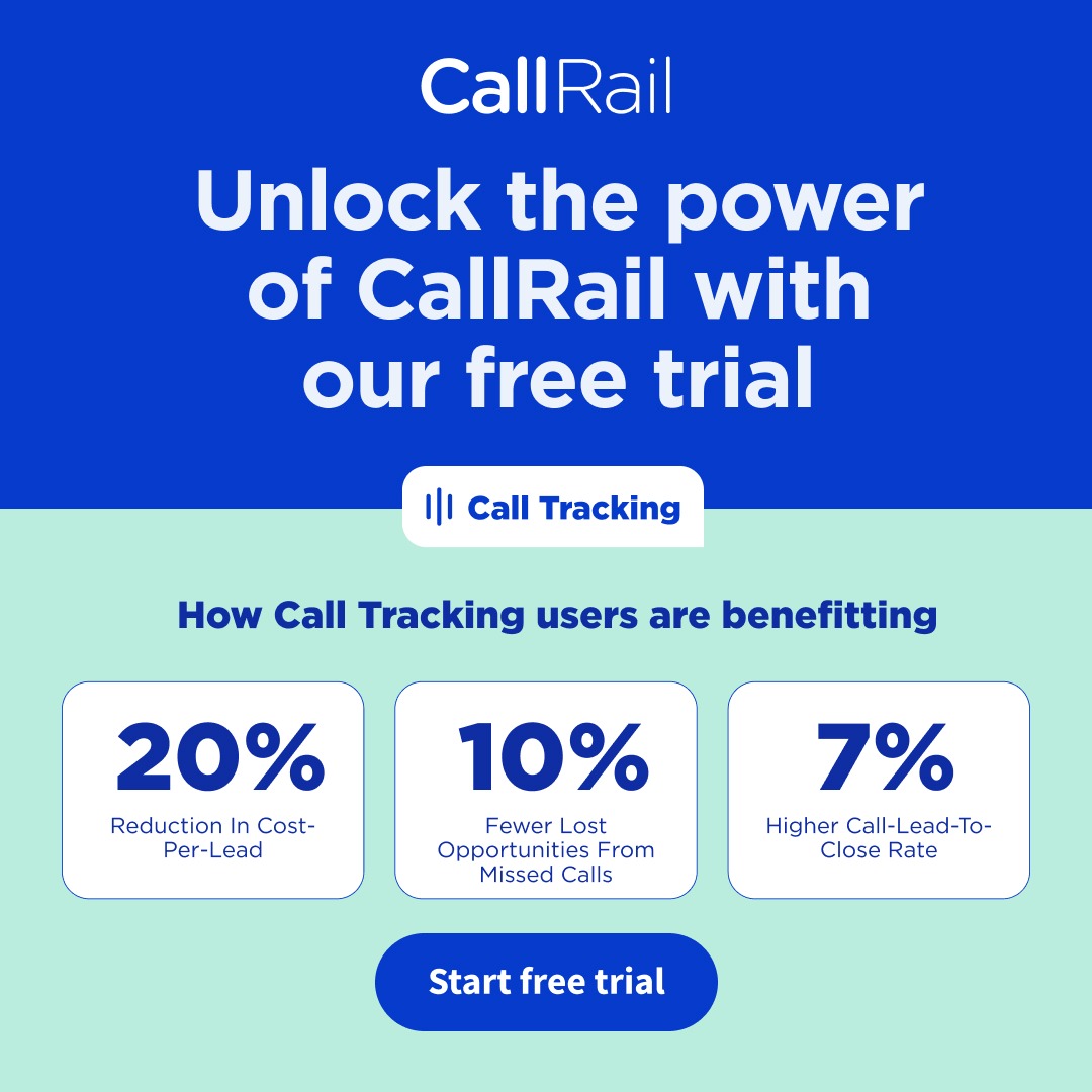 CallRail Facebook ad