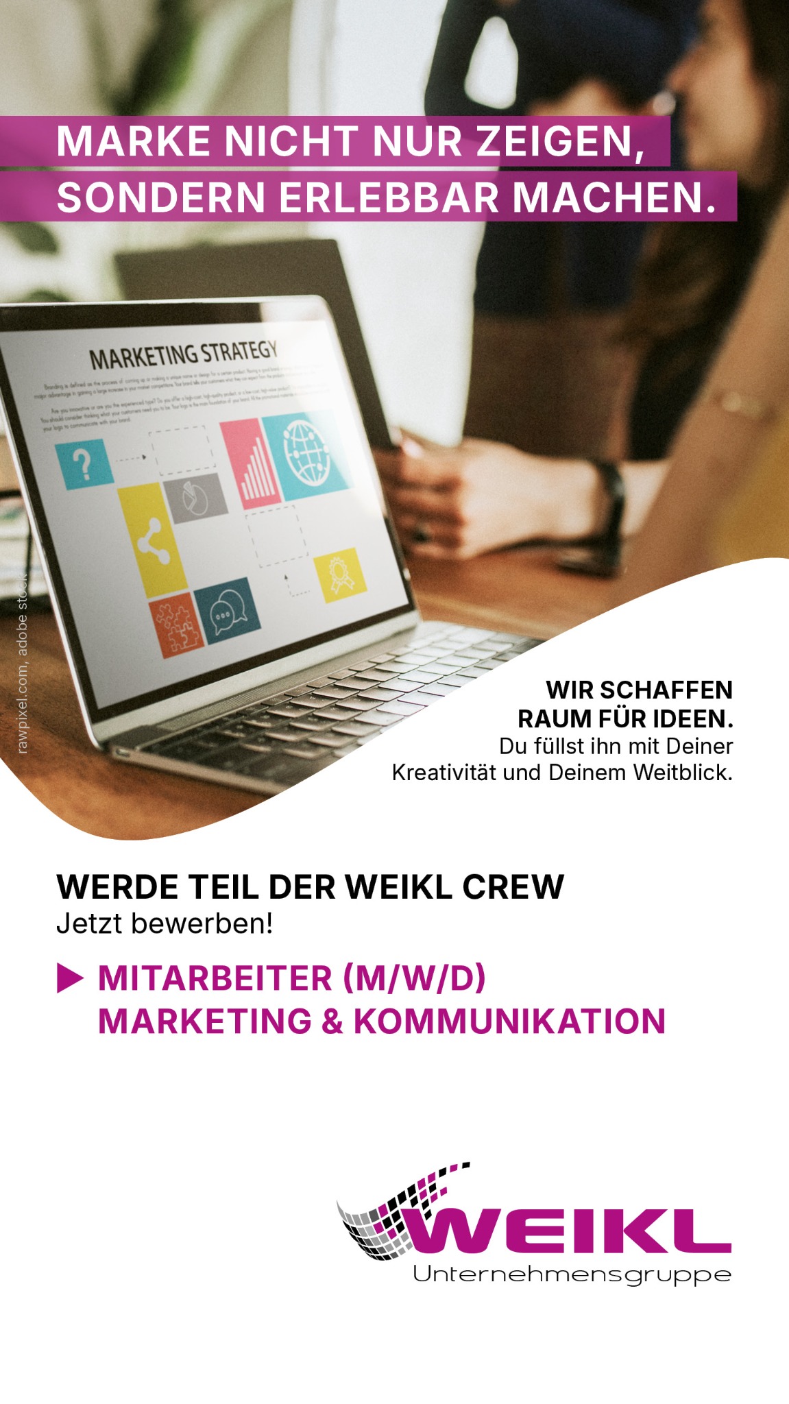 Weikl Unternehmensgruppe Facebook ad from Jul 17, 2026