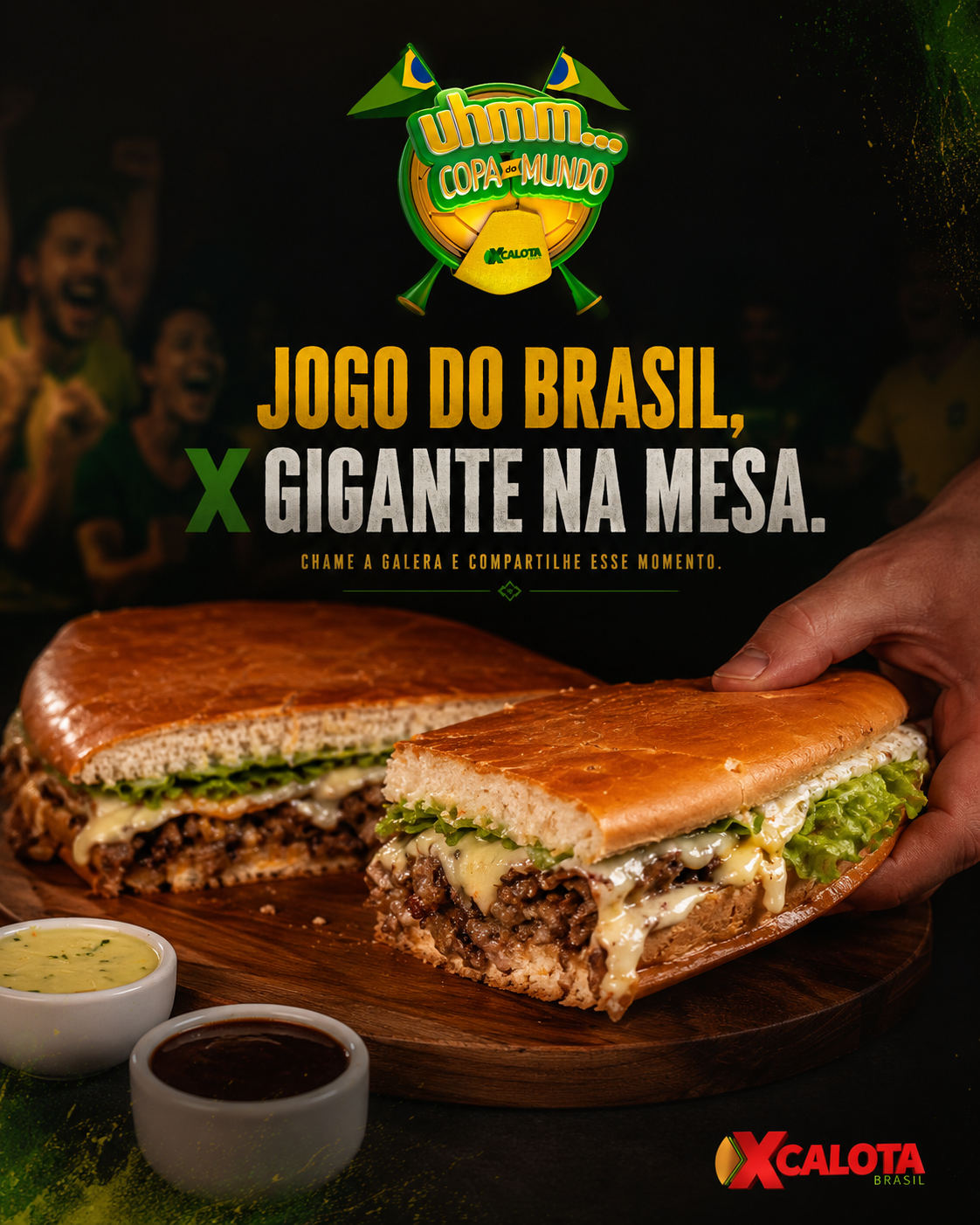 X Calota Itajaí Facebook ad: Jogo do Brasil X gigante pra dividir Peça agora