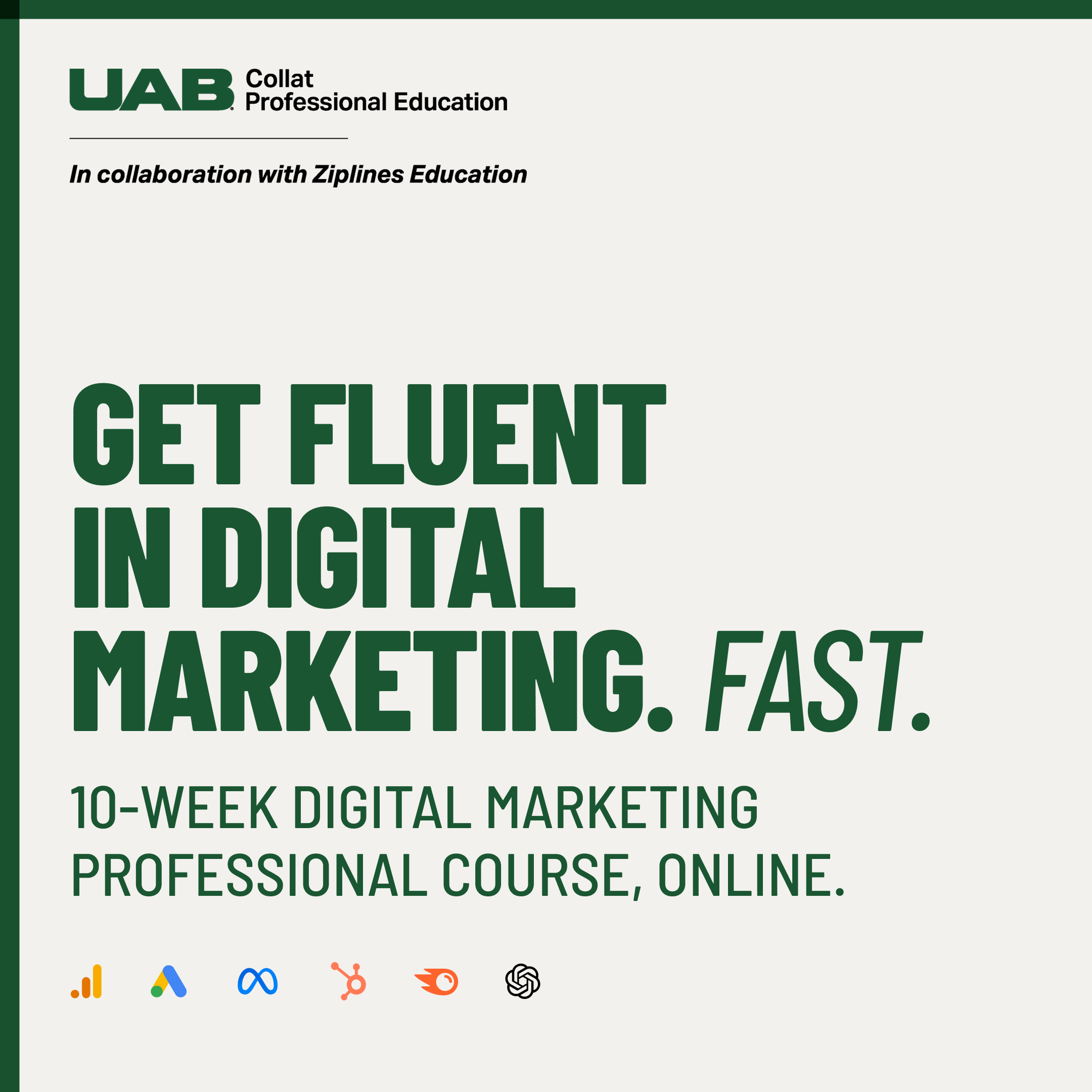 UAB Collat School of Business Facebook ad