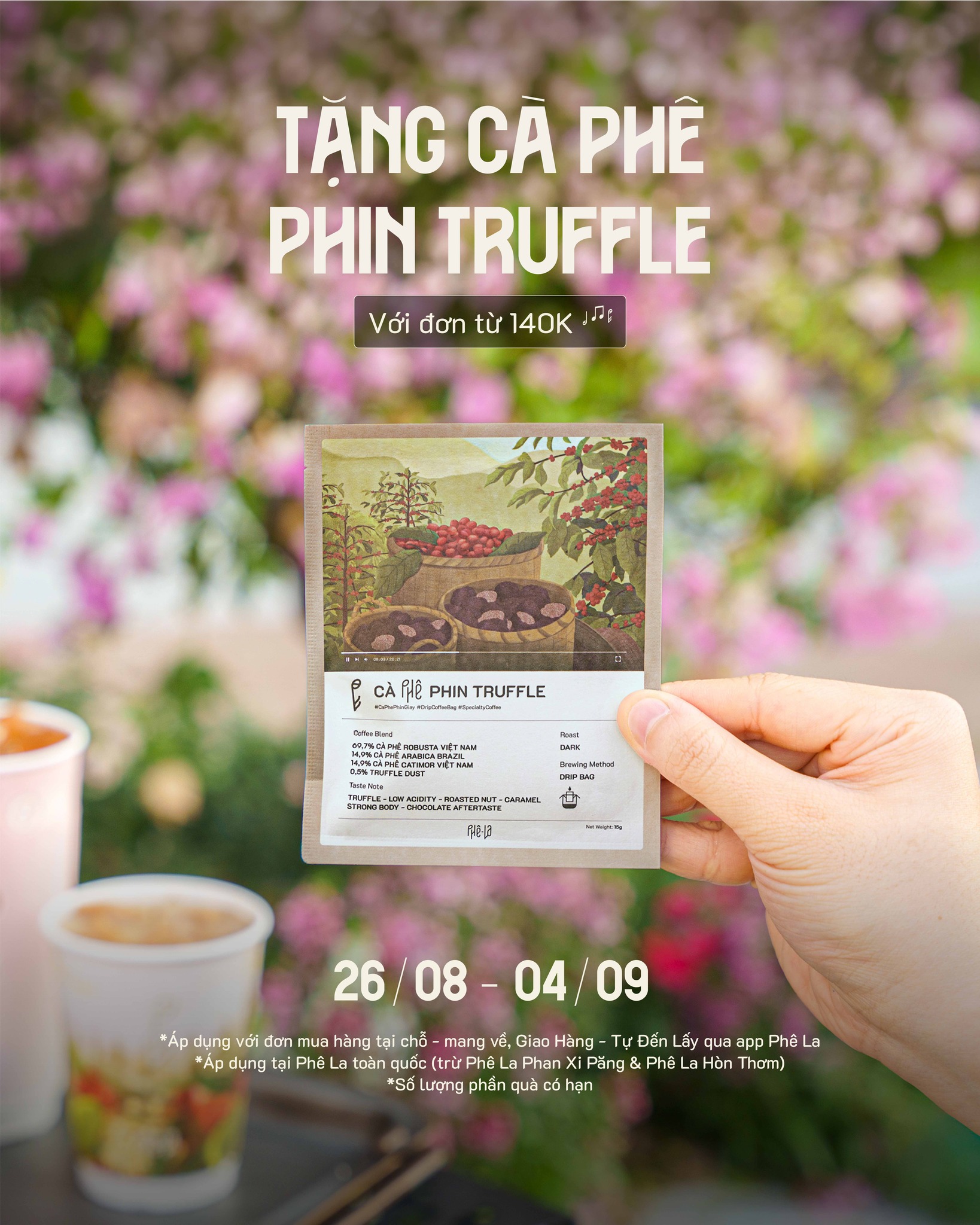Phê La Facebook ad: Phê La tặng Đồng Chill Cà Phê Phin…
