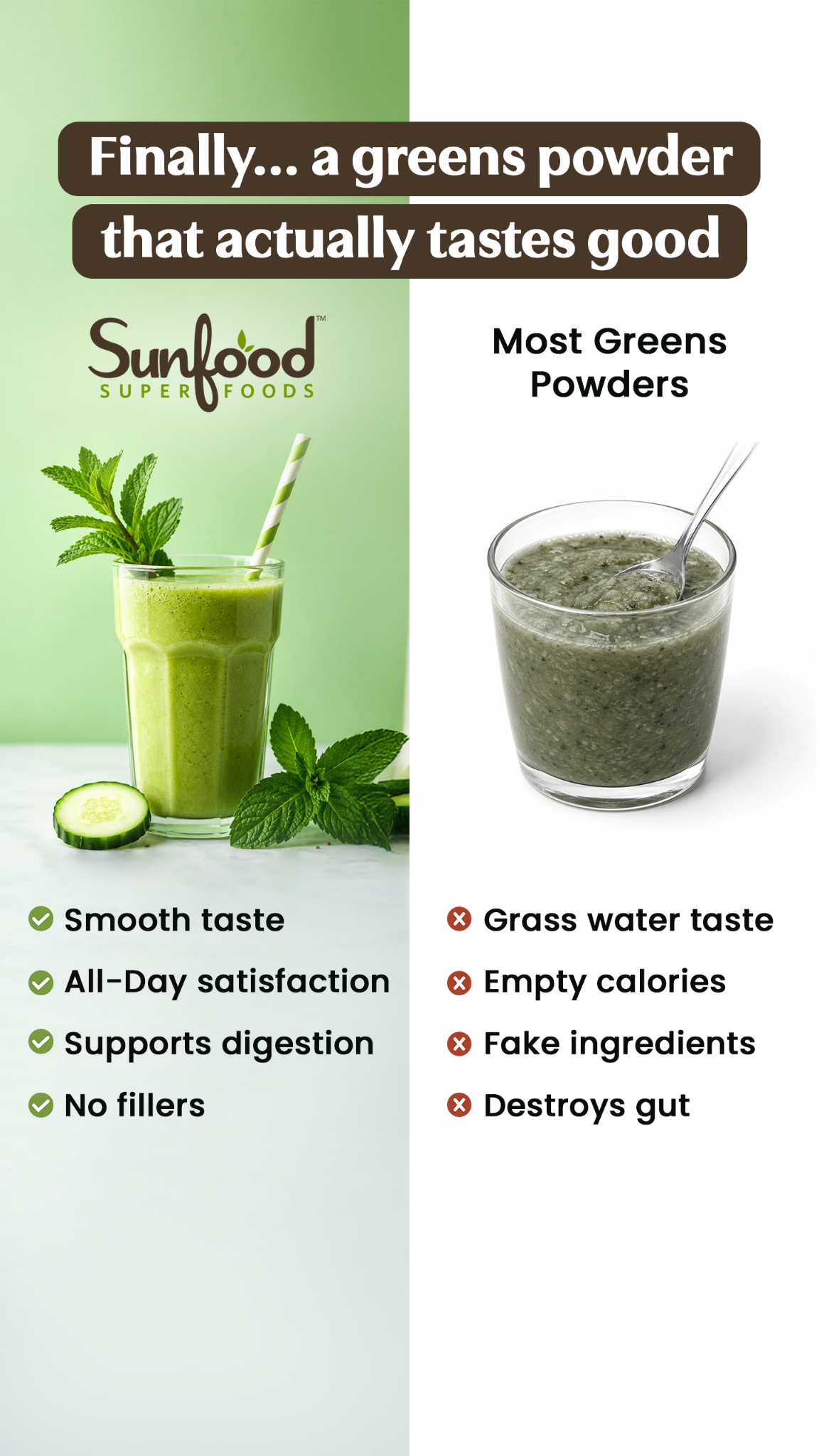 Sunfood Superfoods Facebook ad