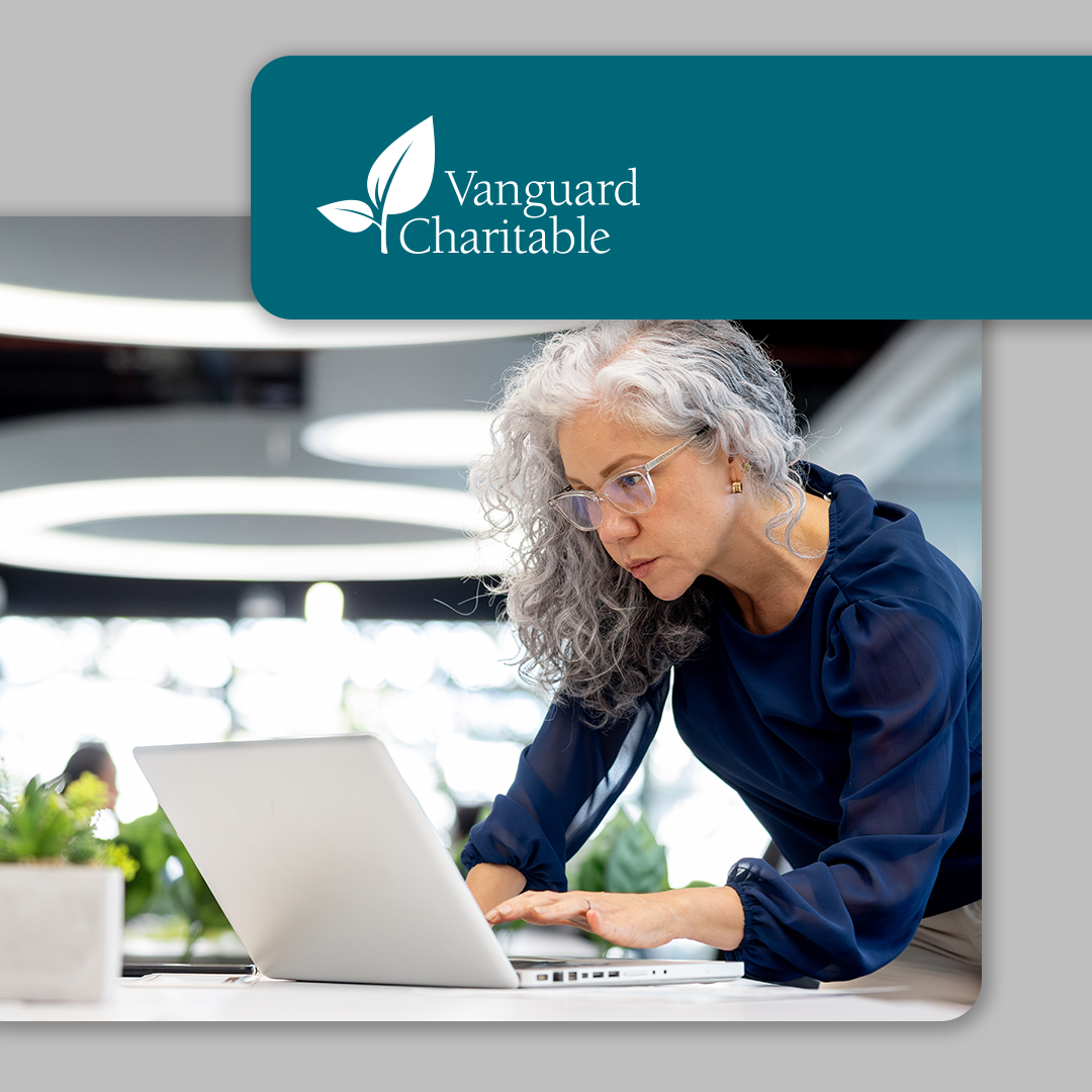Vanguard Charitable Facebook ad