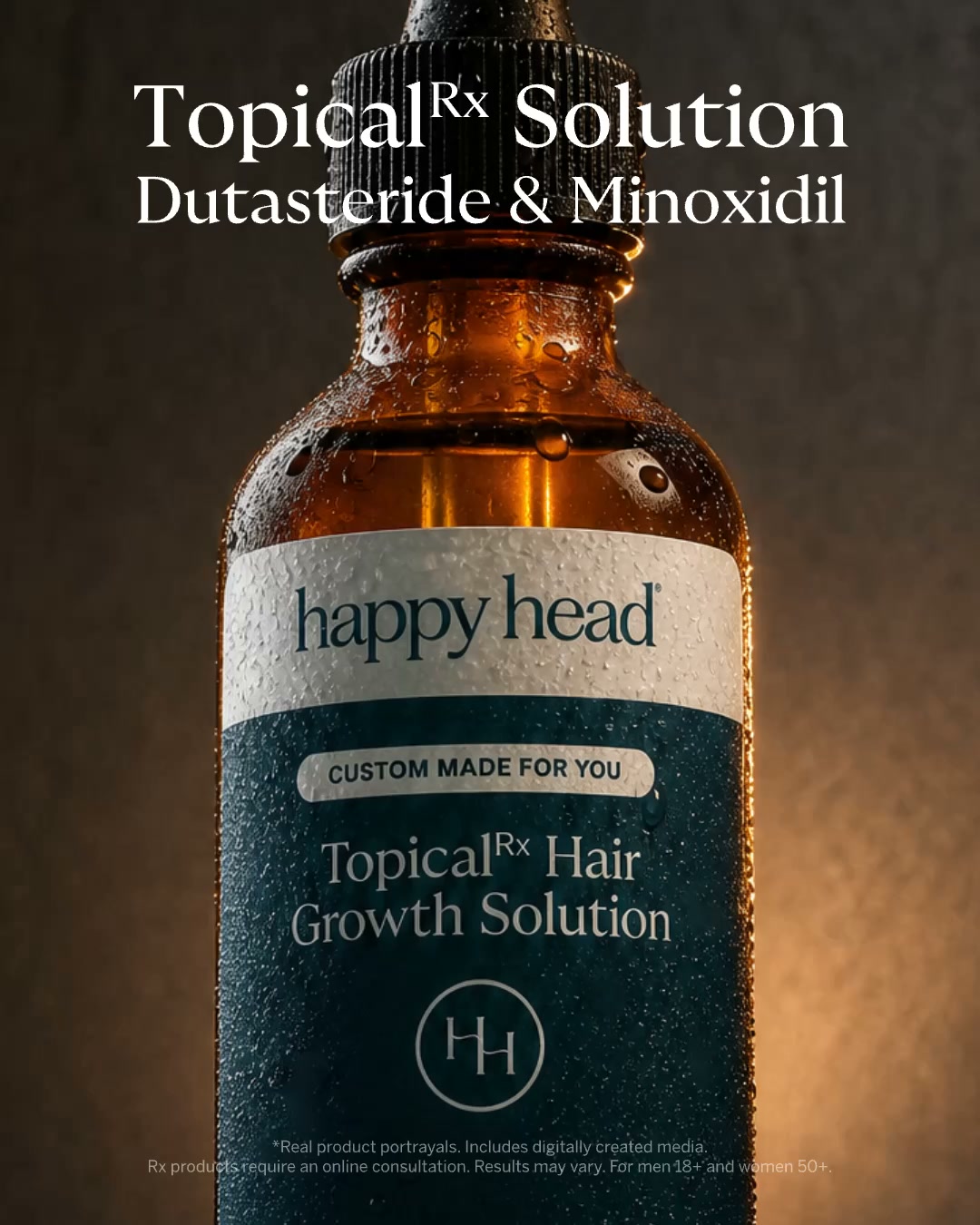 Happy Head Facebook ad: Sign up bonus: First order just $49