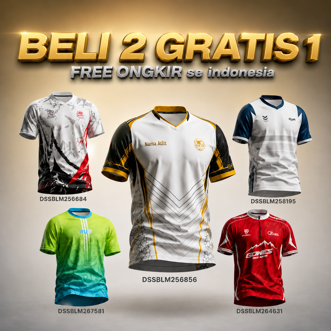 Seragam Jersey Printing Facebook ad: CEK PROMO NYA