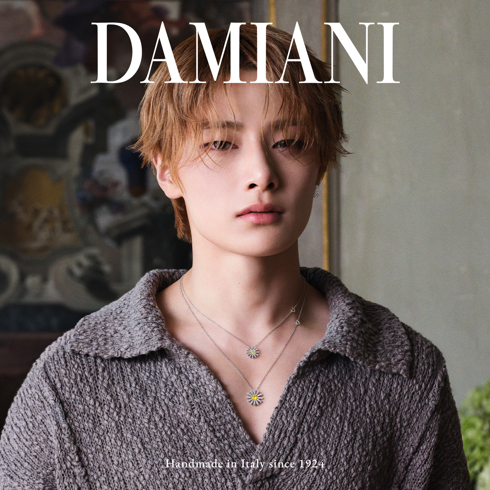 Damiani Facebook ad: イタリアンジュエリーの魅力を体現する、新たな「アイコン」キャンペーン。洗練された美しさと自然体のエレガンスを、モダンな…