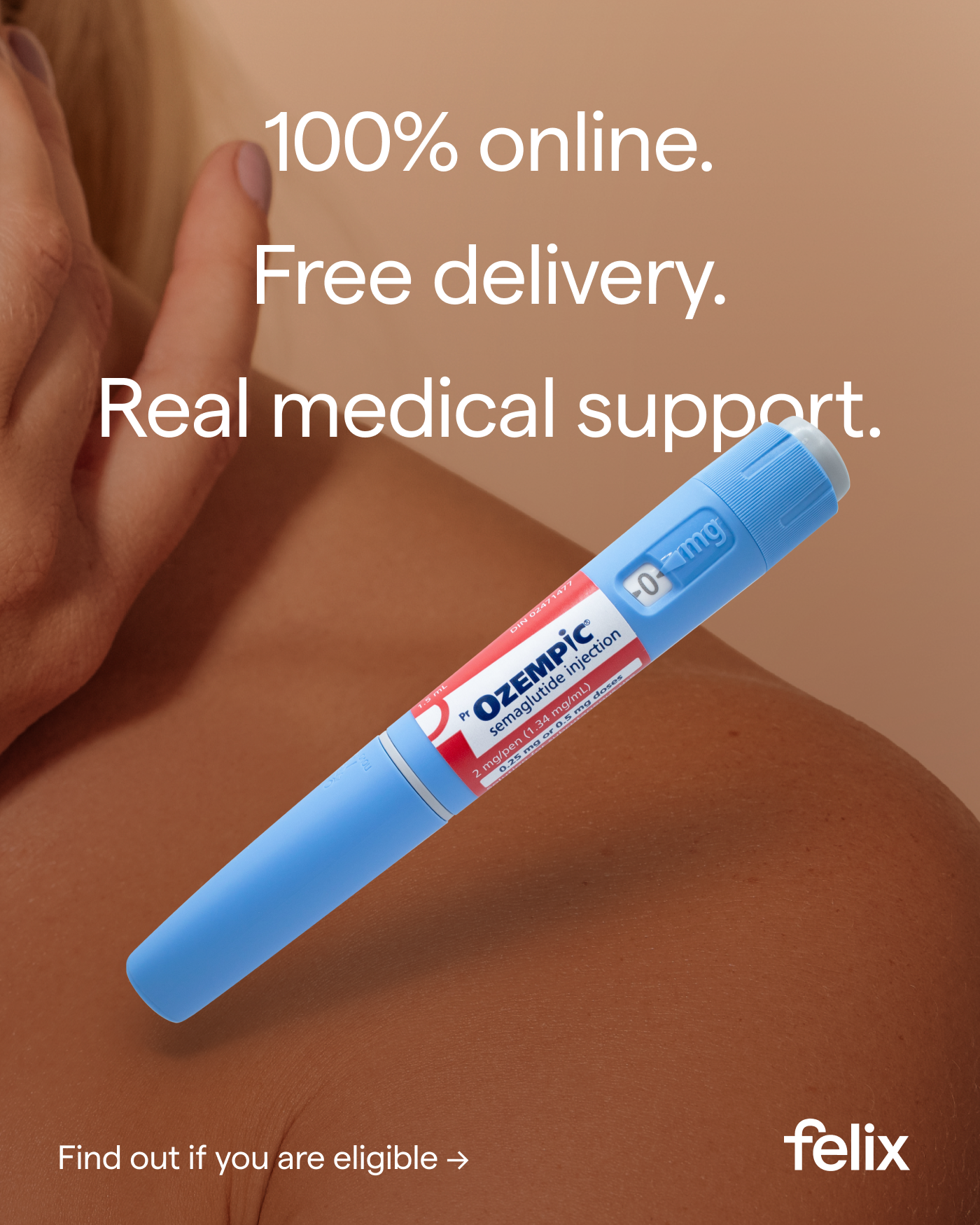 Felix Health Facebook ad
