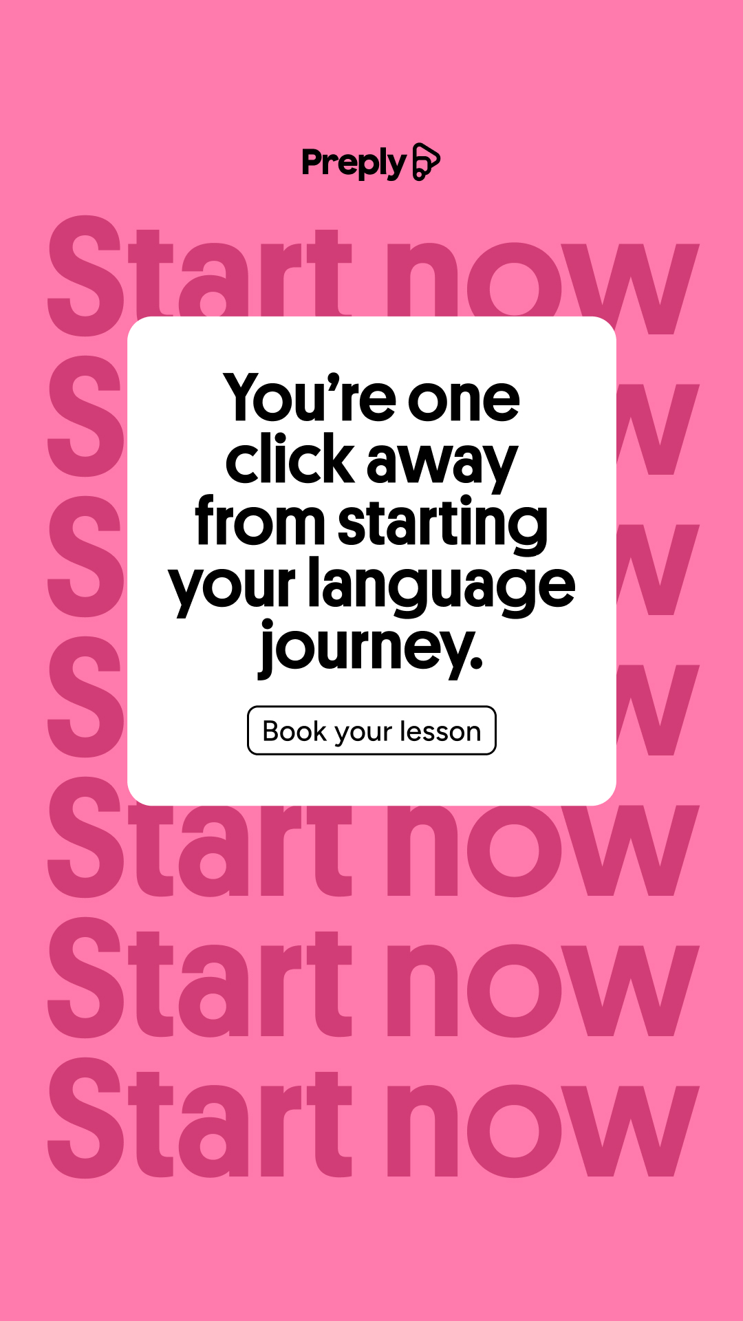 Preply Facebook ad