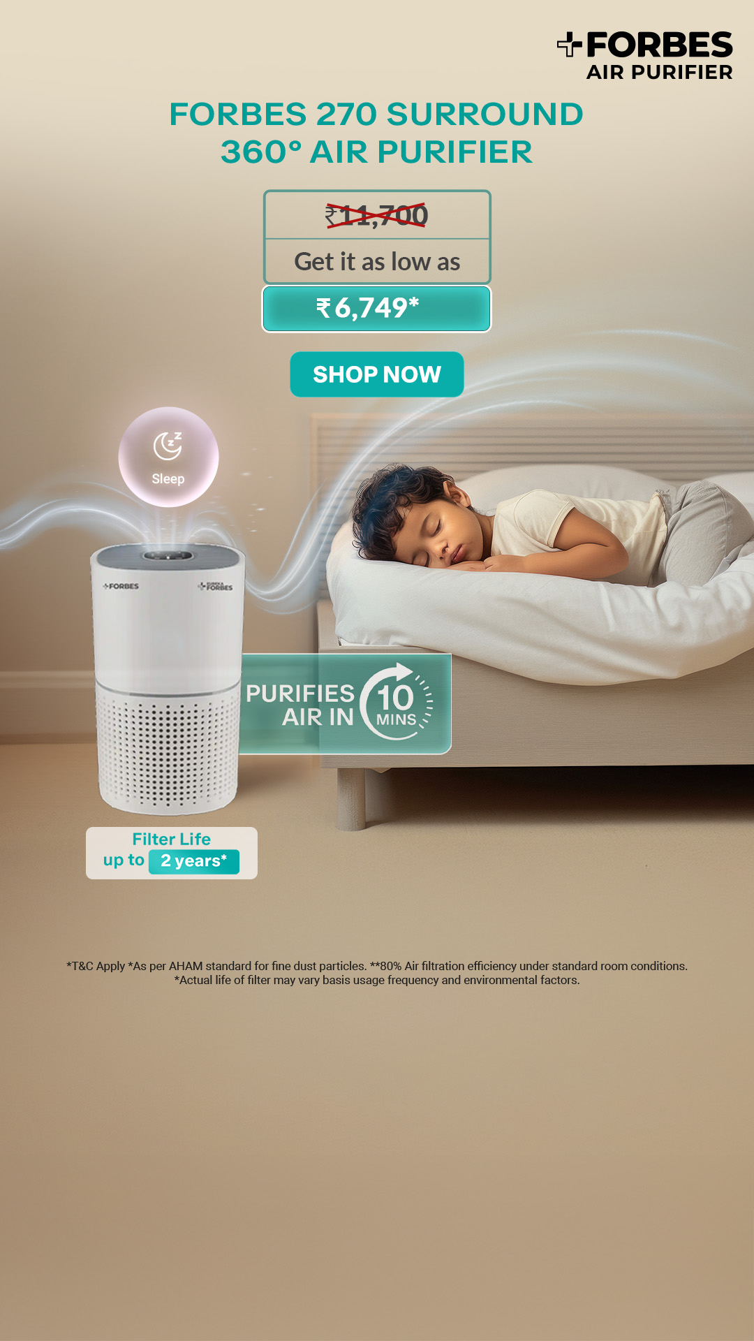 Eureka Forbes Facebook ad