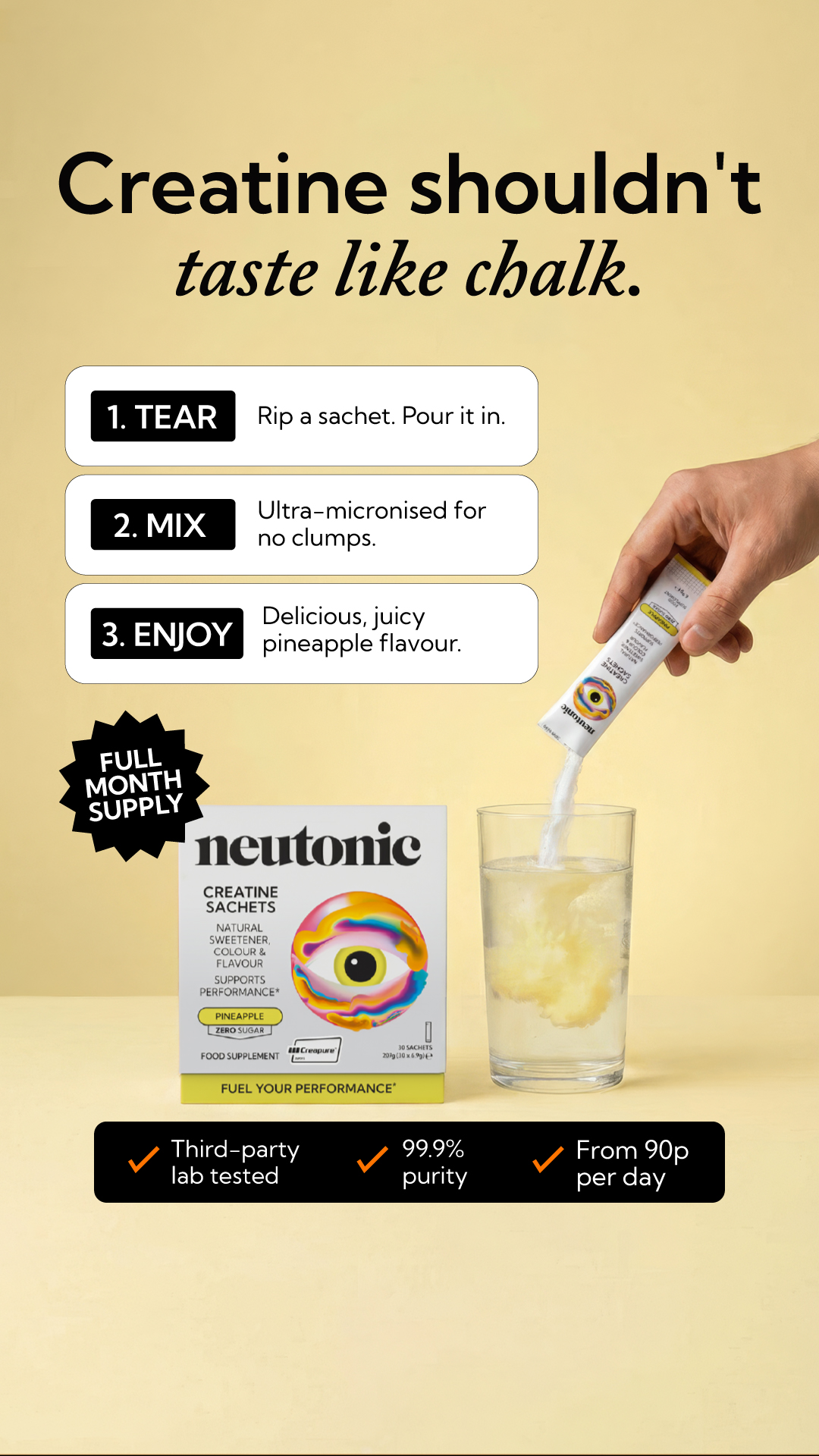 Neutonic Facebook ad