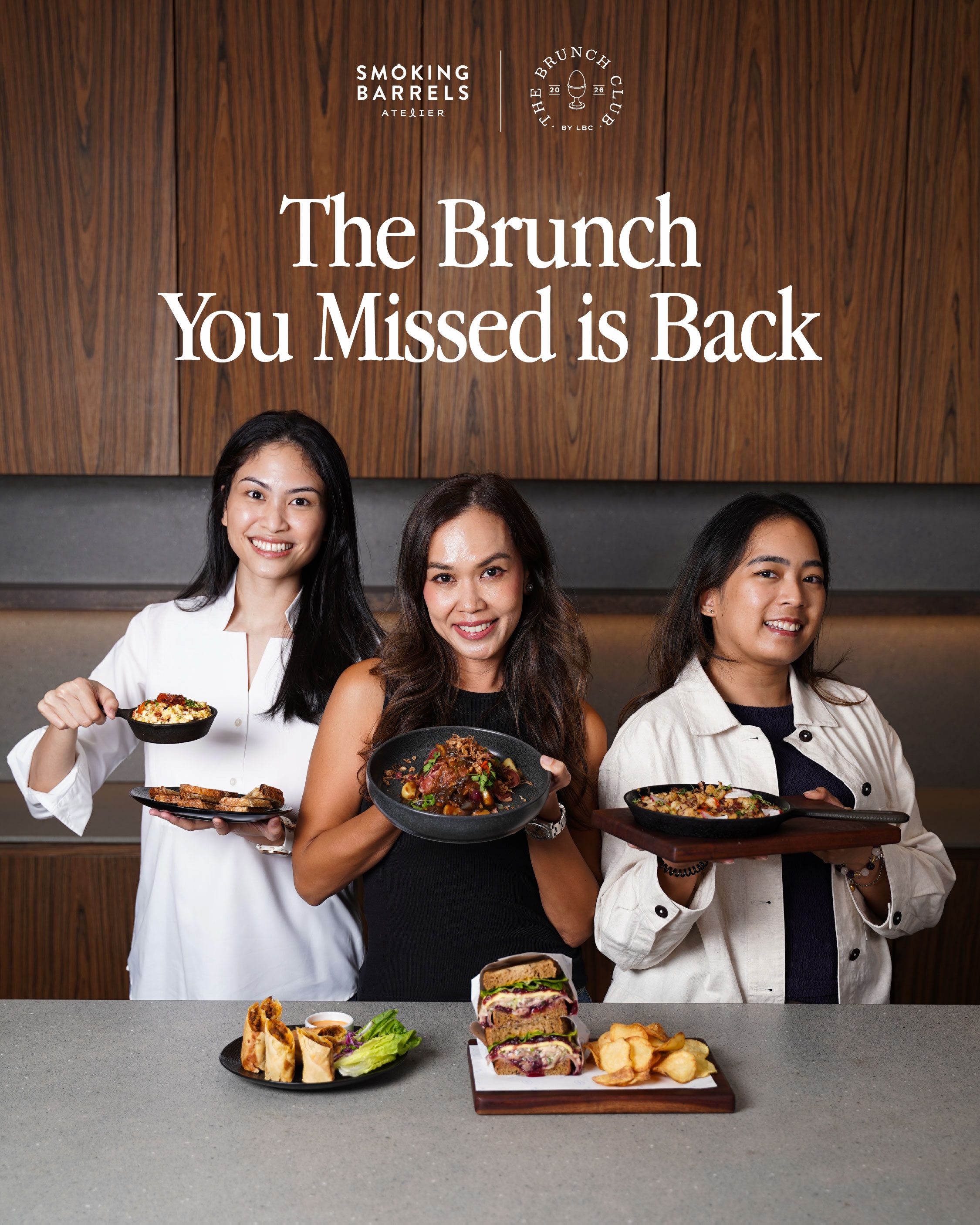 Smoking Barrels Atelier Facebook ad: It’s officially brunch o’clock