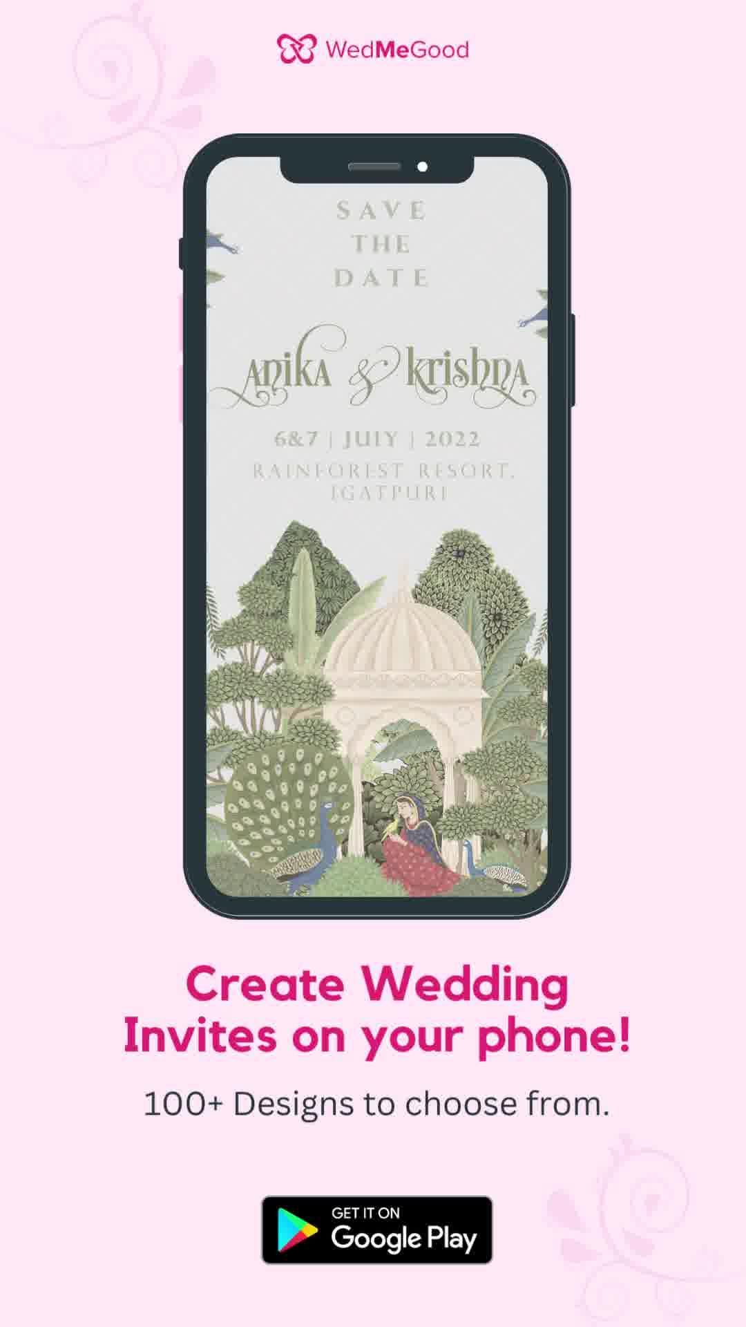 WedMeGood Facebook ad: Designs to fall in love with!