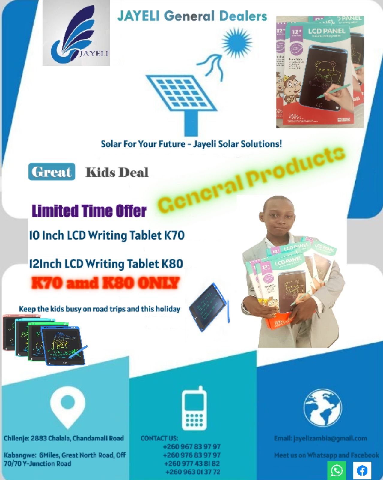 Jayeli General Dealers Facebook ad: Limited Promotion at Jayeli