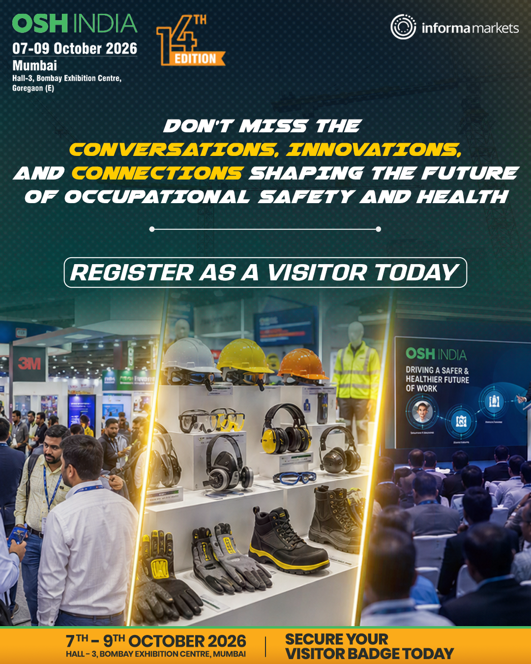 OSH India Facebook ad: Register Now for OSH India 2026, Secure Your Spot Today