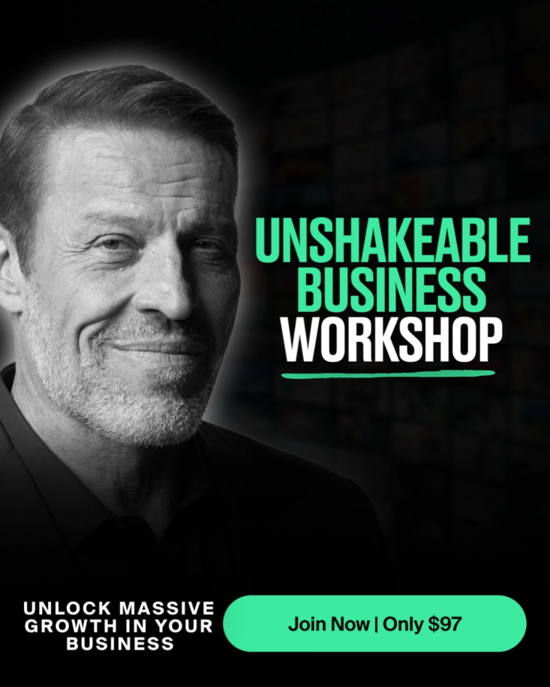 Tony Robbins Facebook ad: Start Now | Only $97